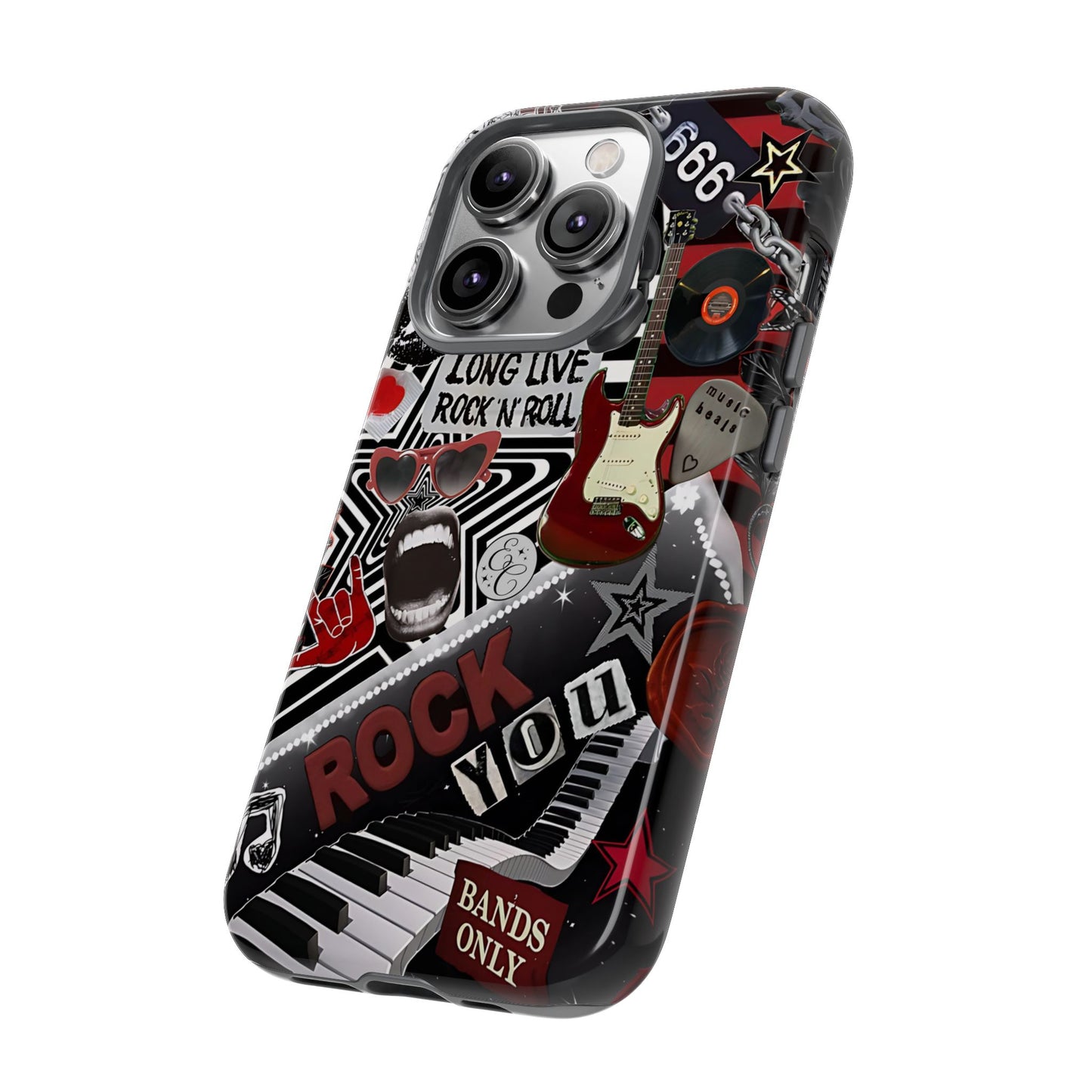 Rock and Roll Collage Tough Phone Case