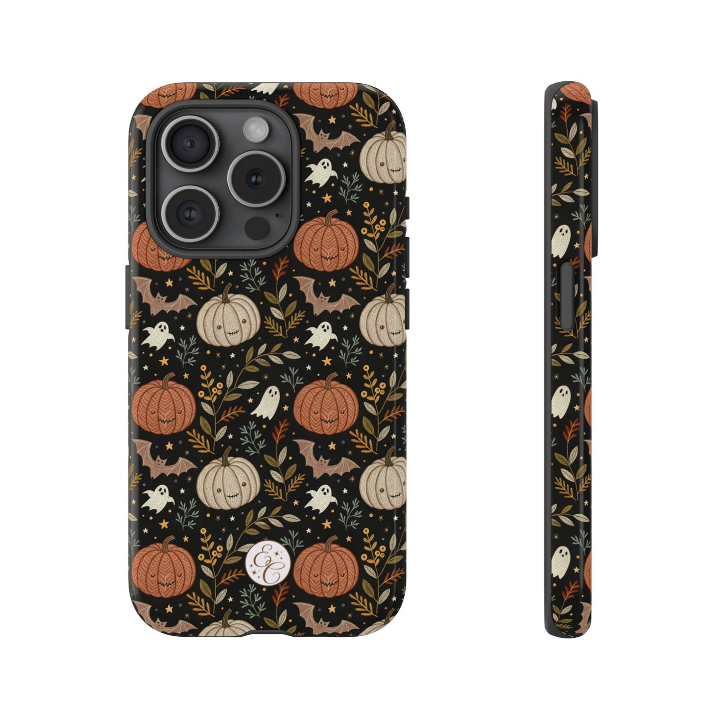 Spooky Halloween Boho Pattern Tough Phone Case