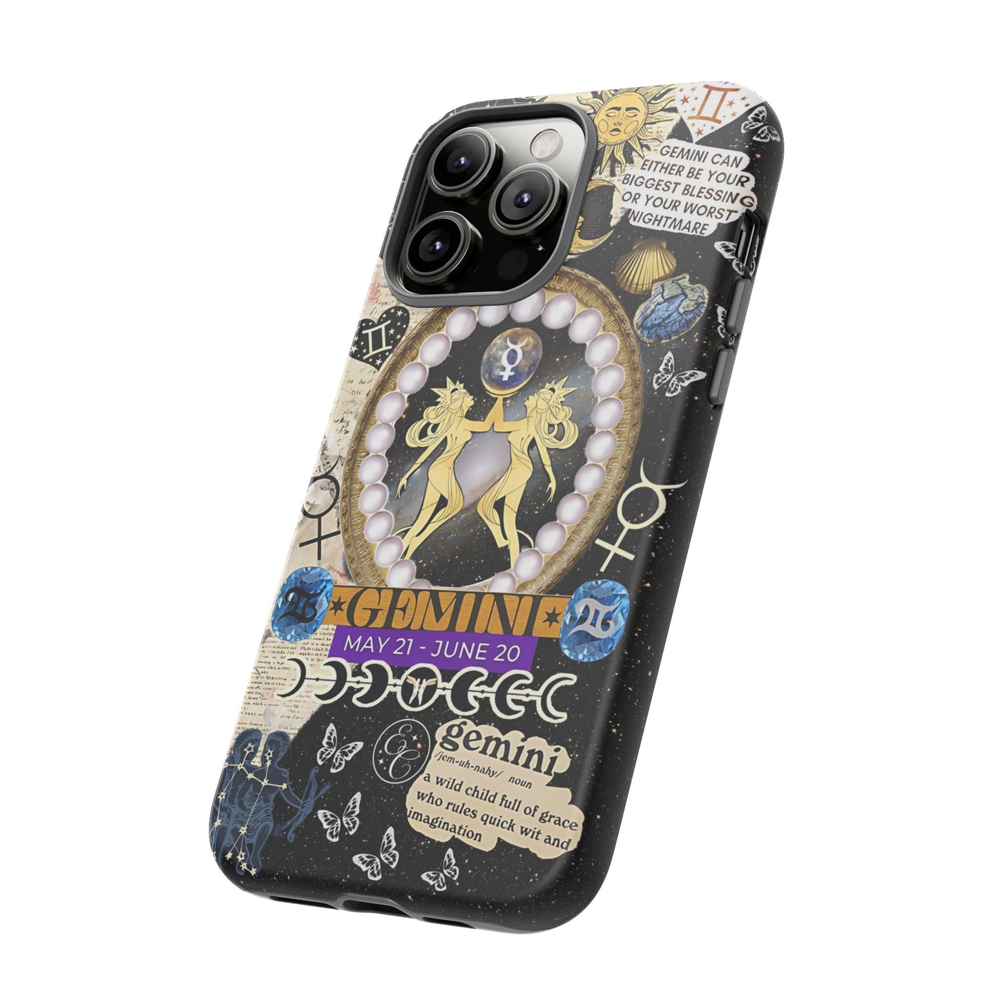 Gemini Zodiac Sign Tough Phone Case