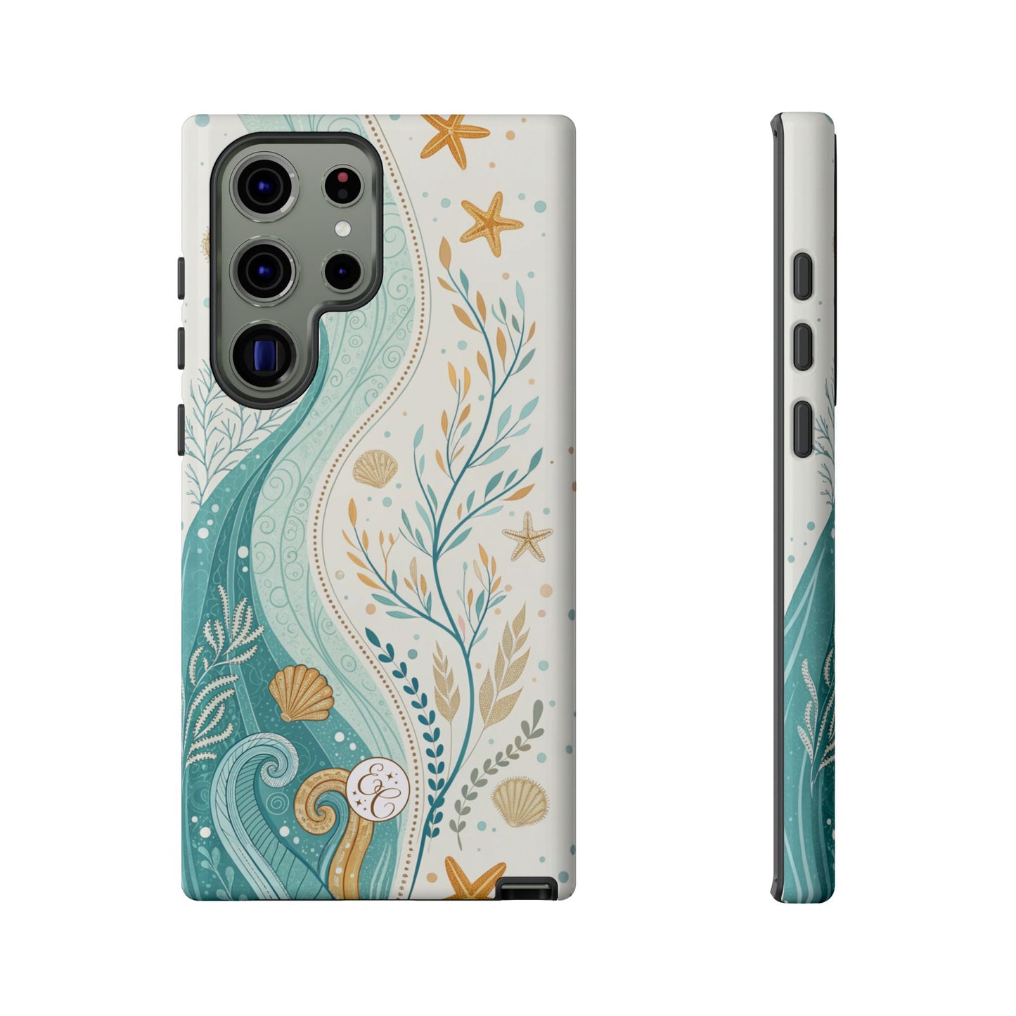 Ocean Boho Doodle Tough Phone Case