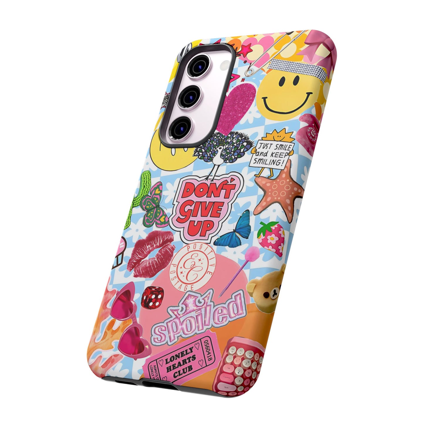 Pop Art Collage Tough Phone Case