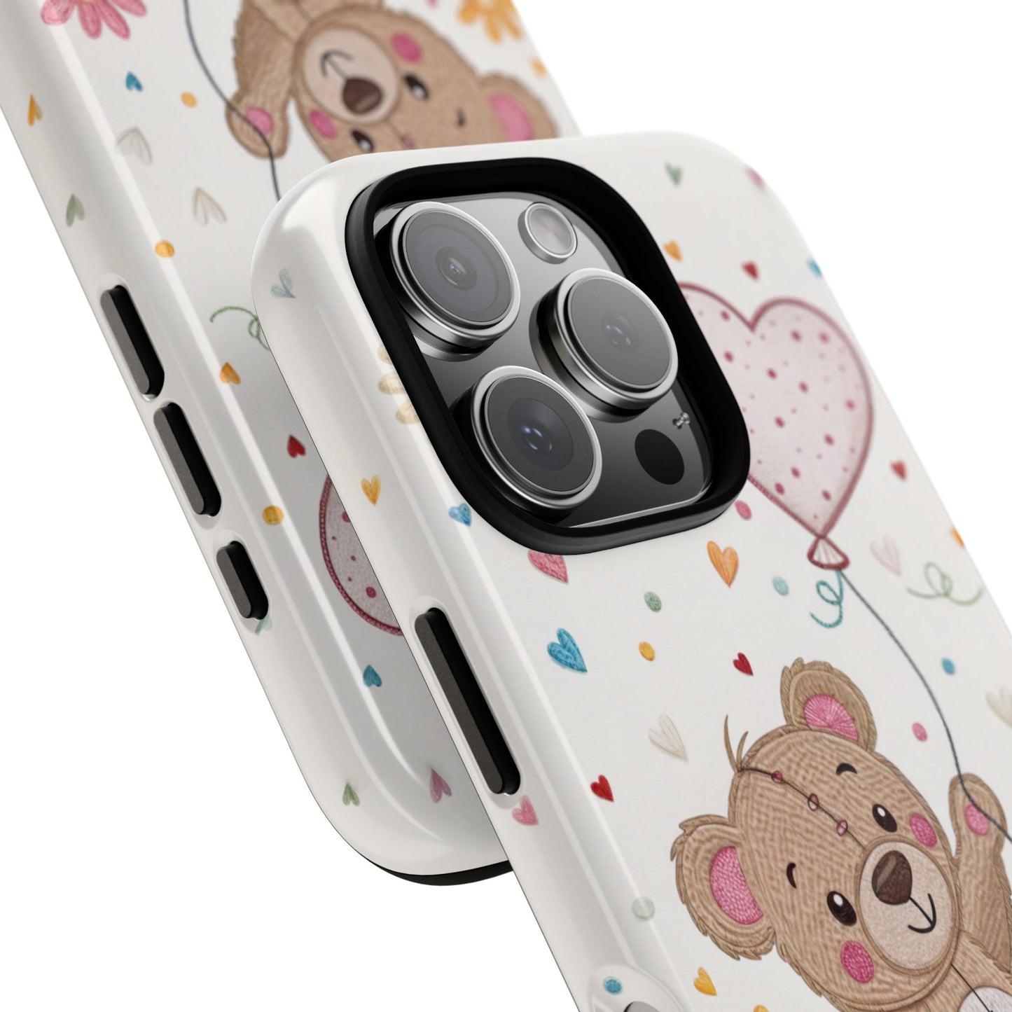 Cute Teddy Bear Tough Phone Case