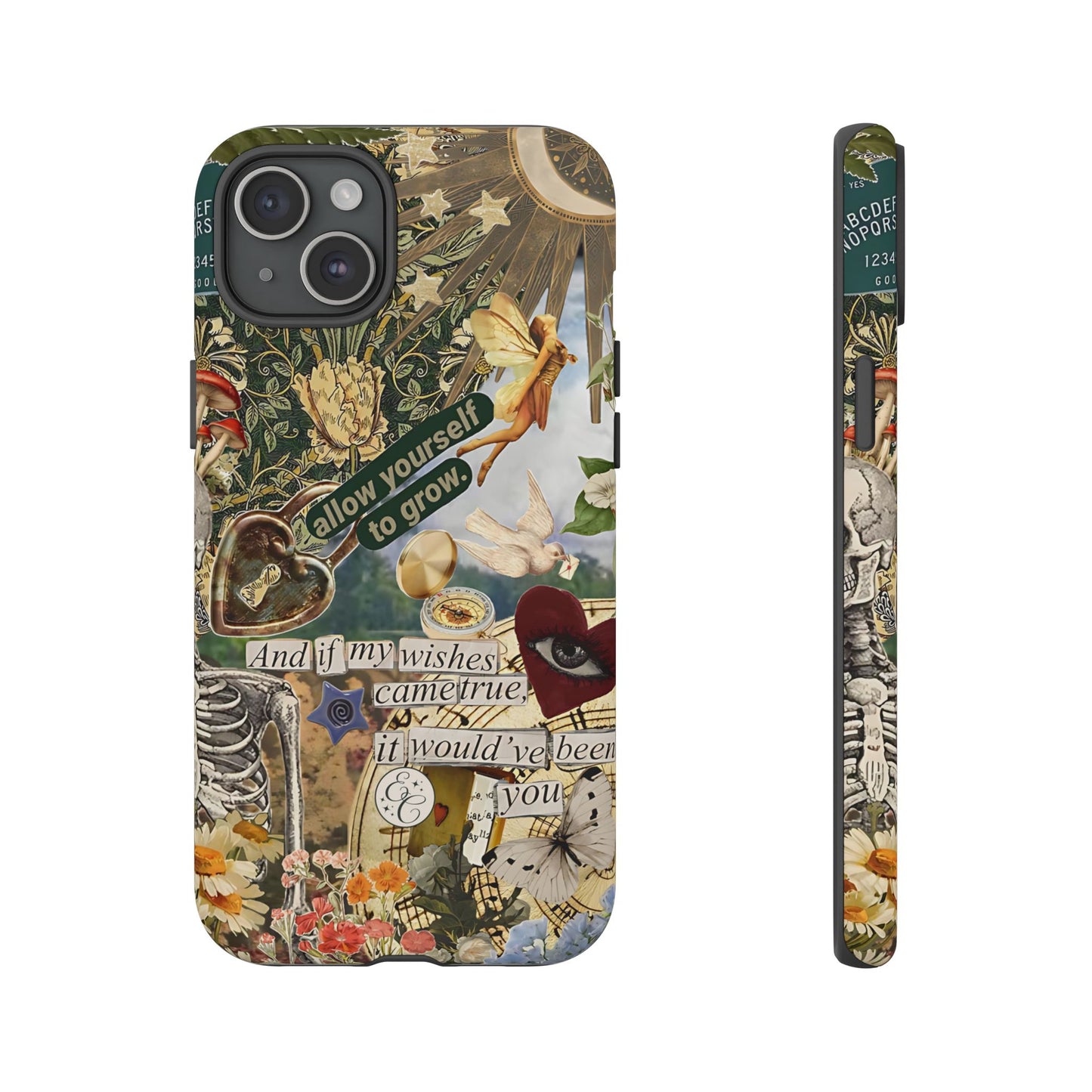Vintage Cottage Collage Tough Phone Case