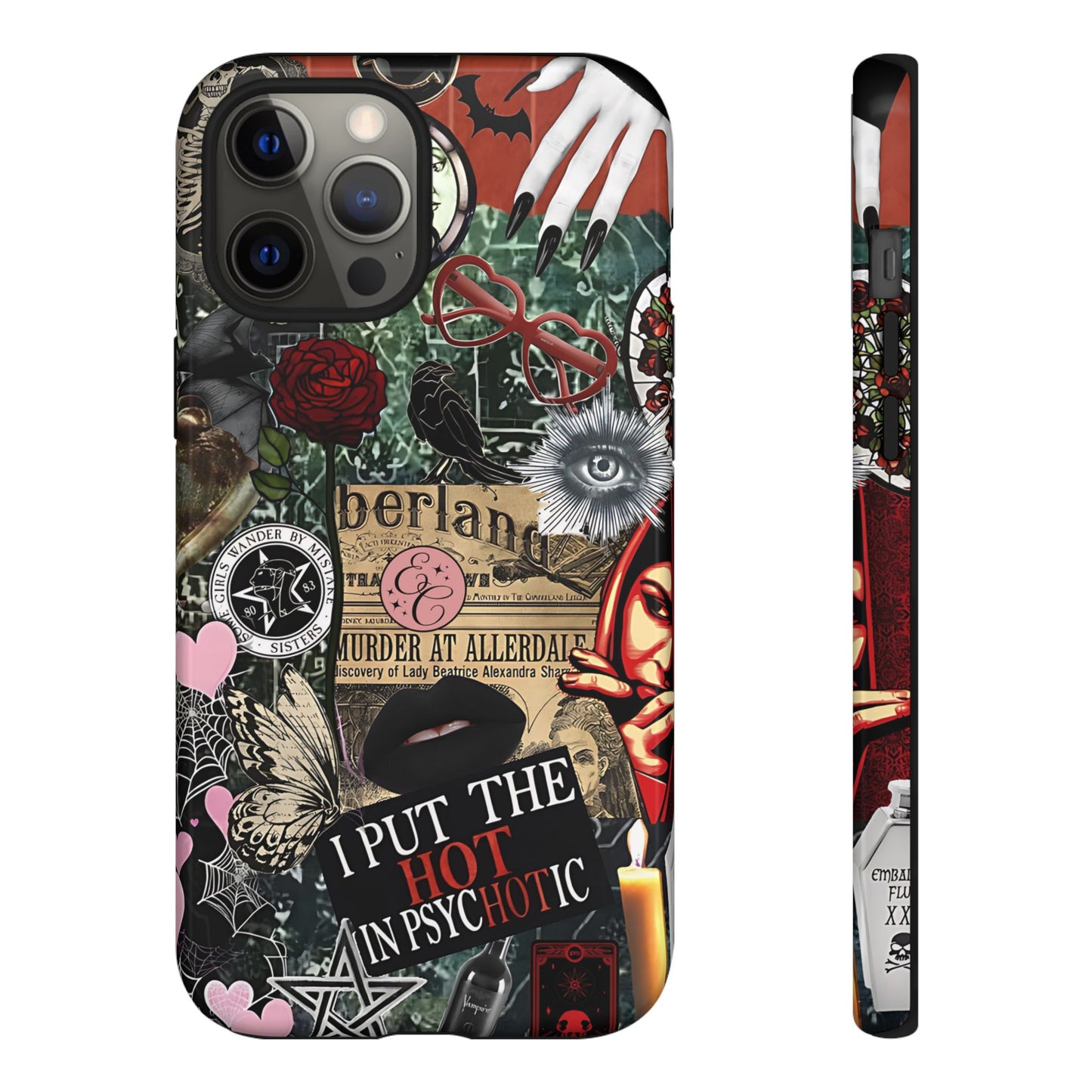 Gothic Collage Tough Phone Case