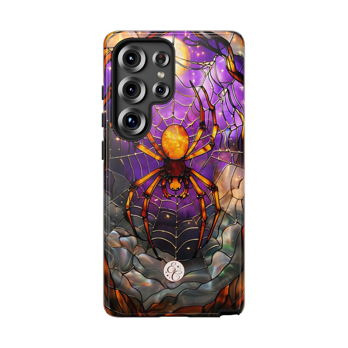 Stained Glass Spider Tough Phone Case