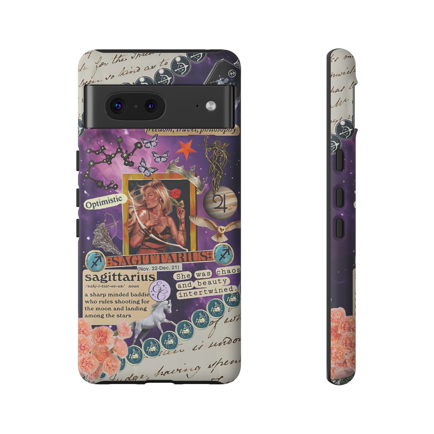 Sagittarius Zodiac Star Sign Tough Phone Case