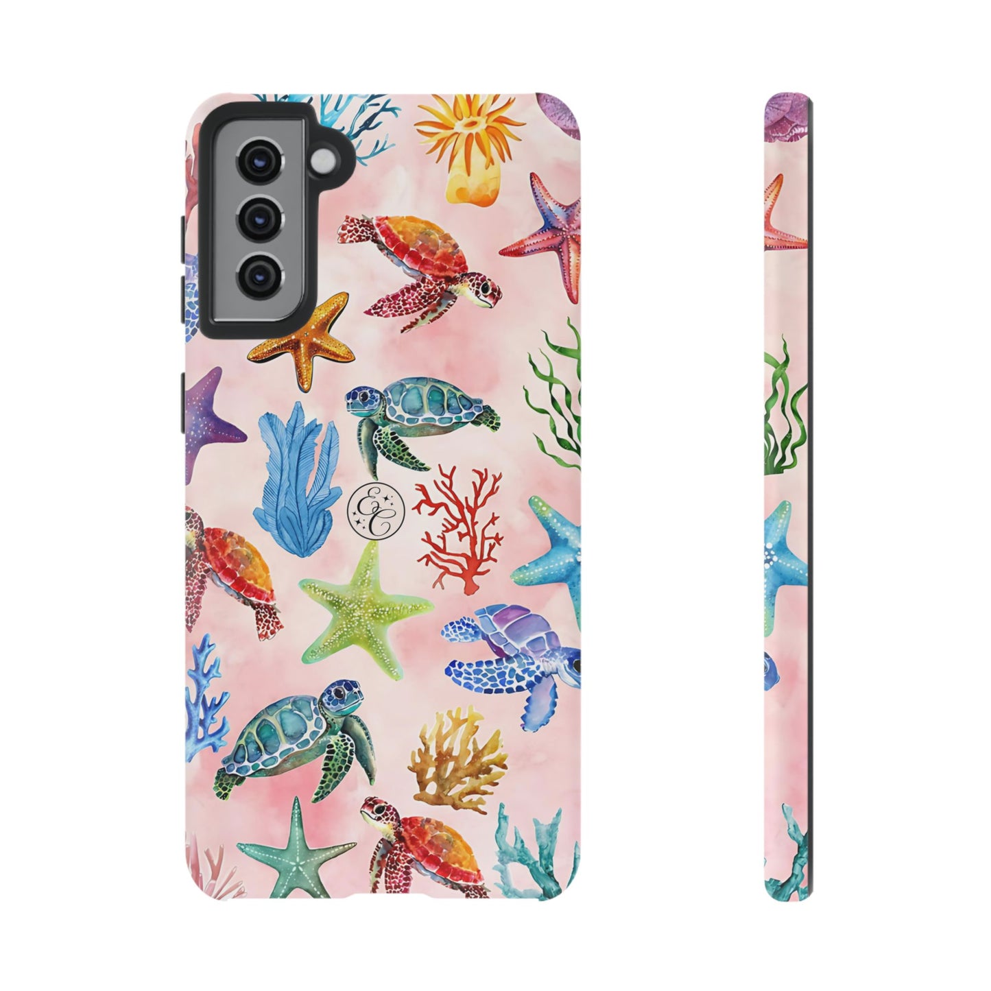 Colorful Marine Life Tough Phone Case