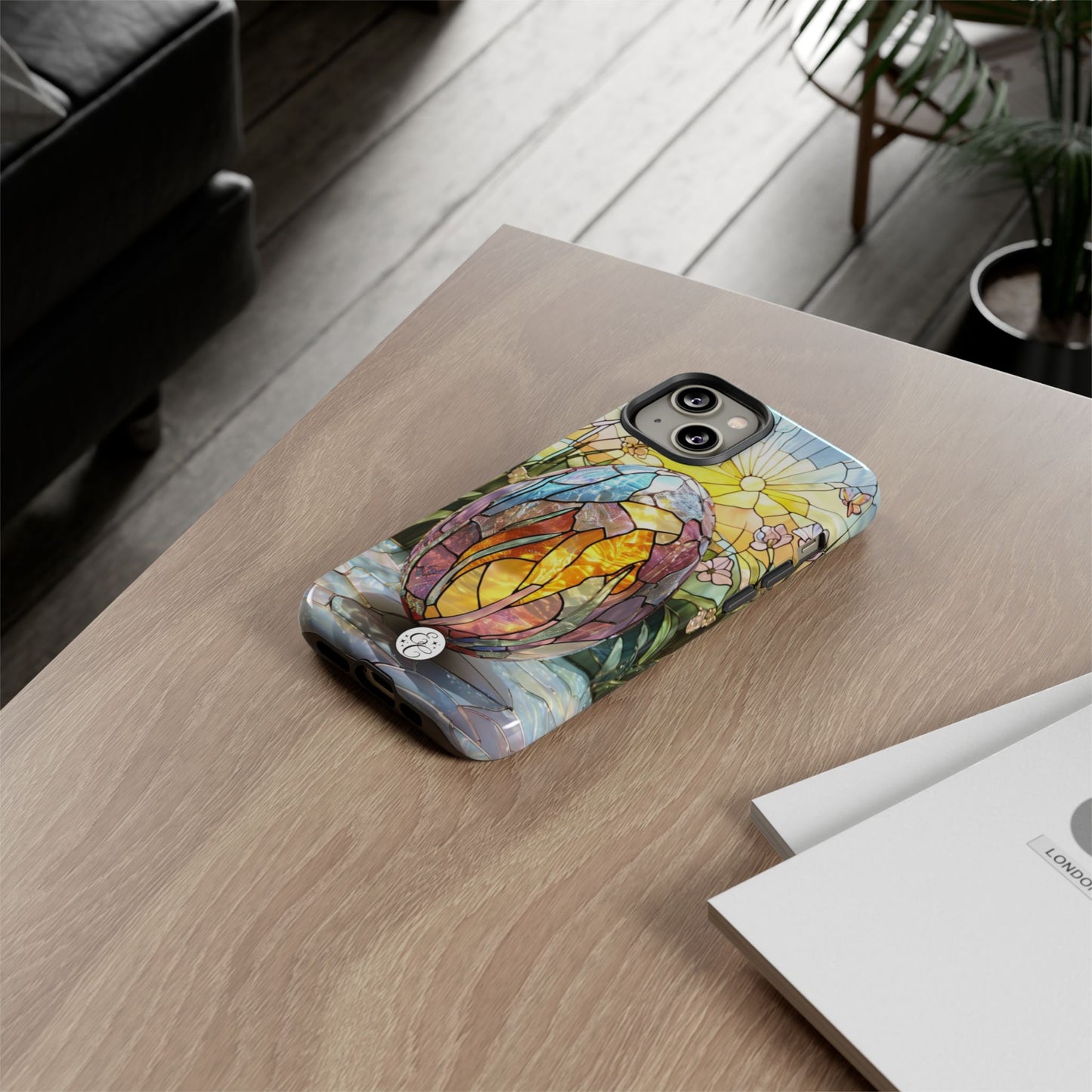 Easter Egg Stained Glass Tough Phone Case