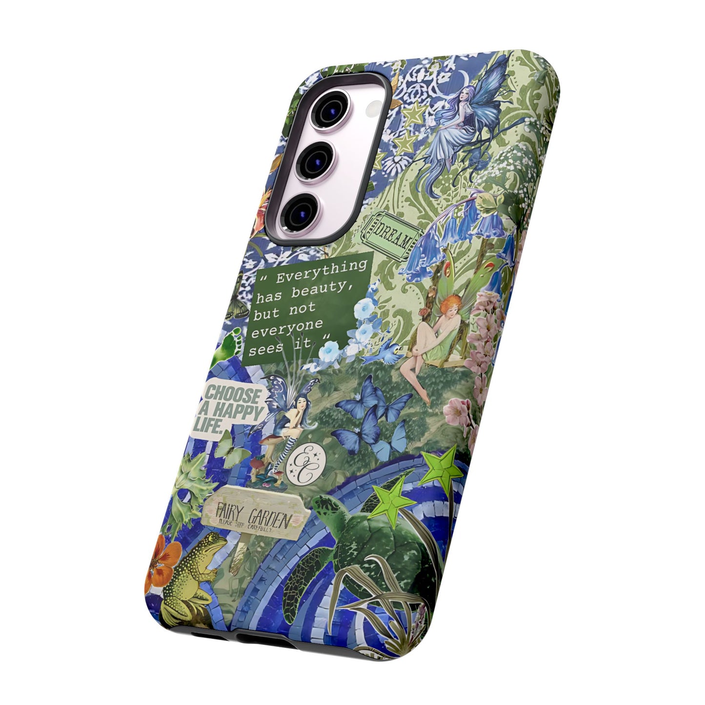 Fairy Garden Collage Tough Phone Case