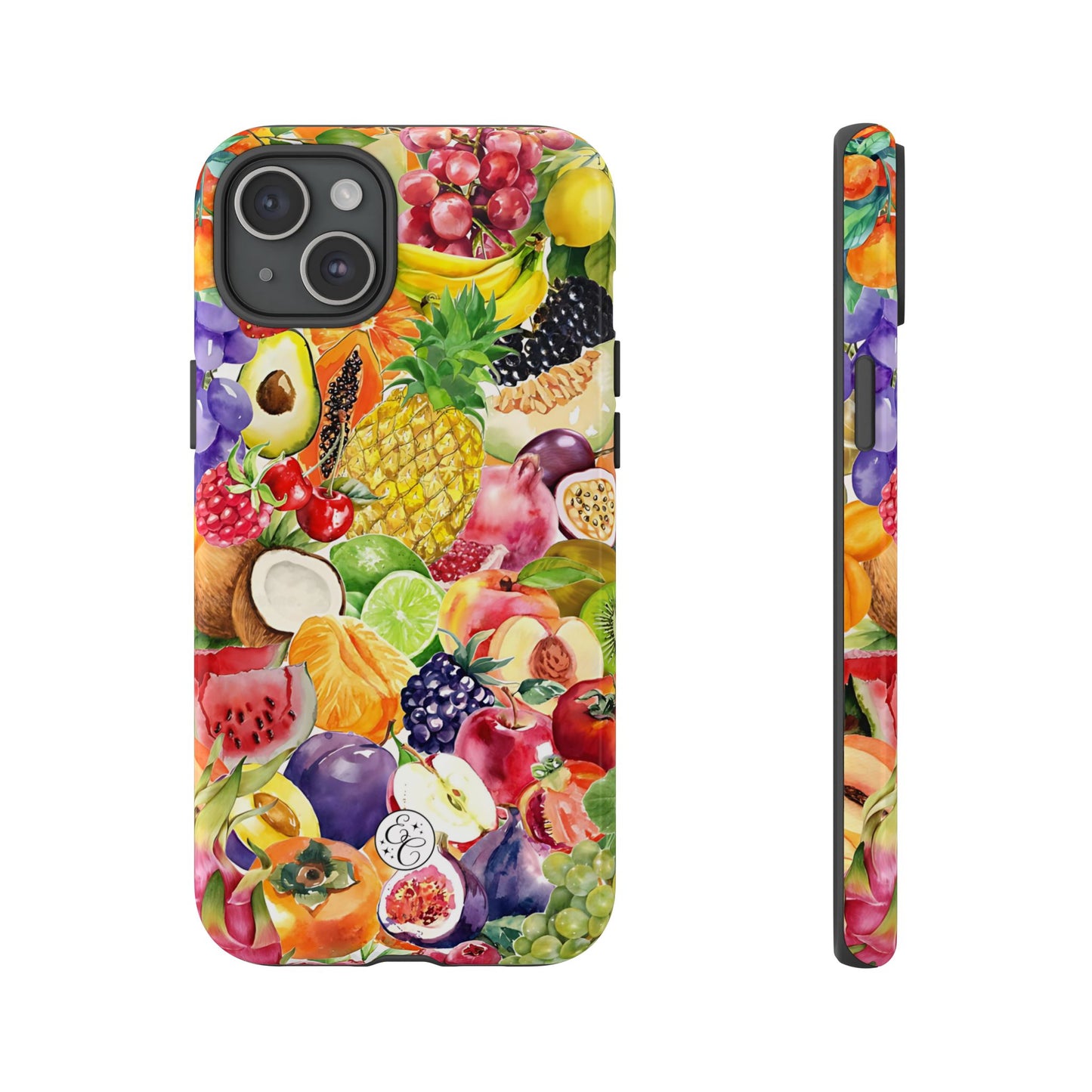 Colorful Fruits Collage Tough Phone Case