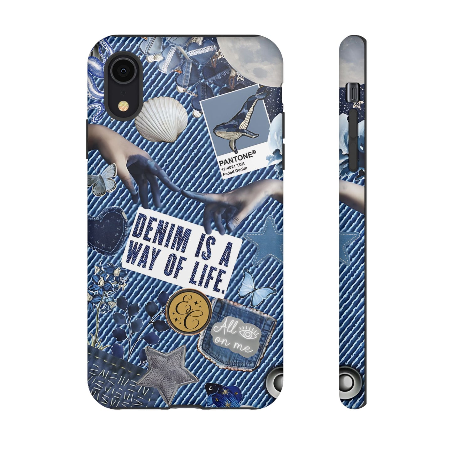 Denim Texture Tough Phone Case