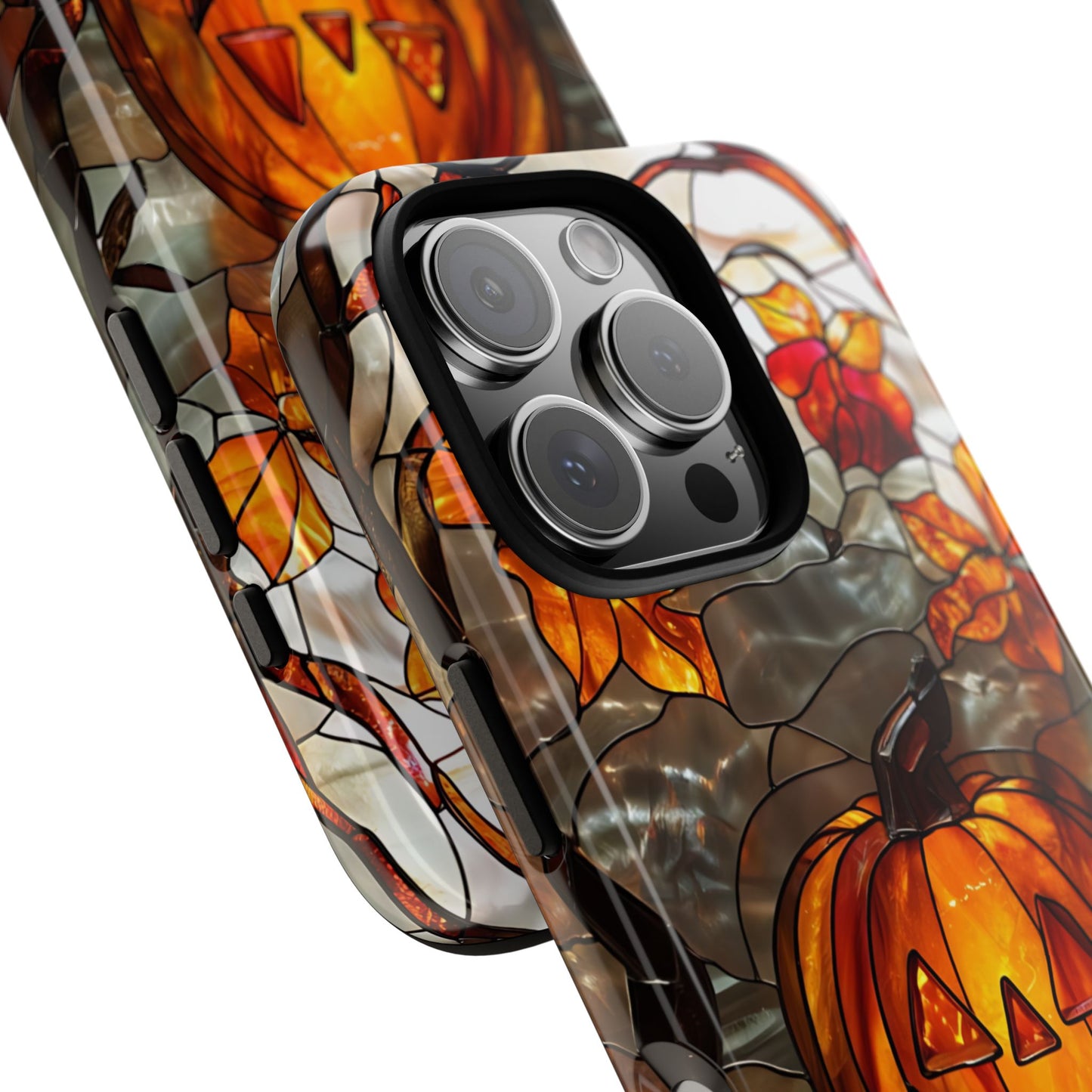 Stained Glass Pumpkin Tough Phone Case