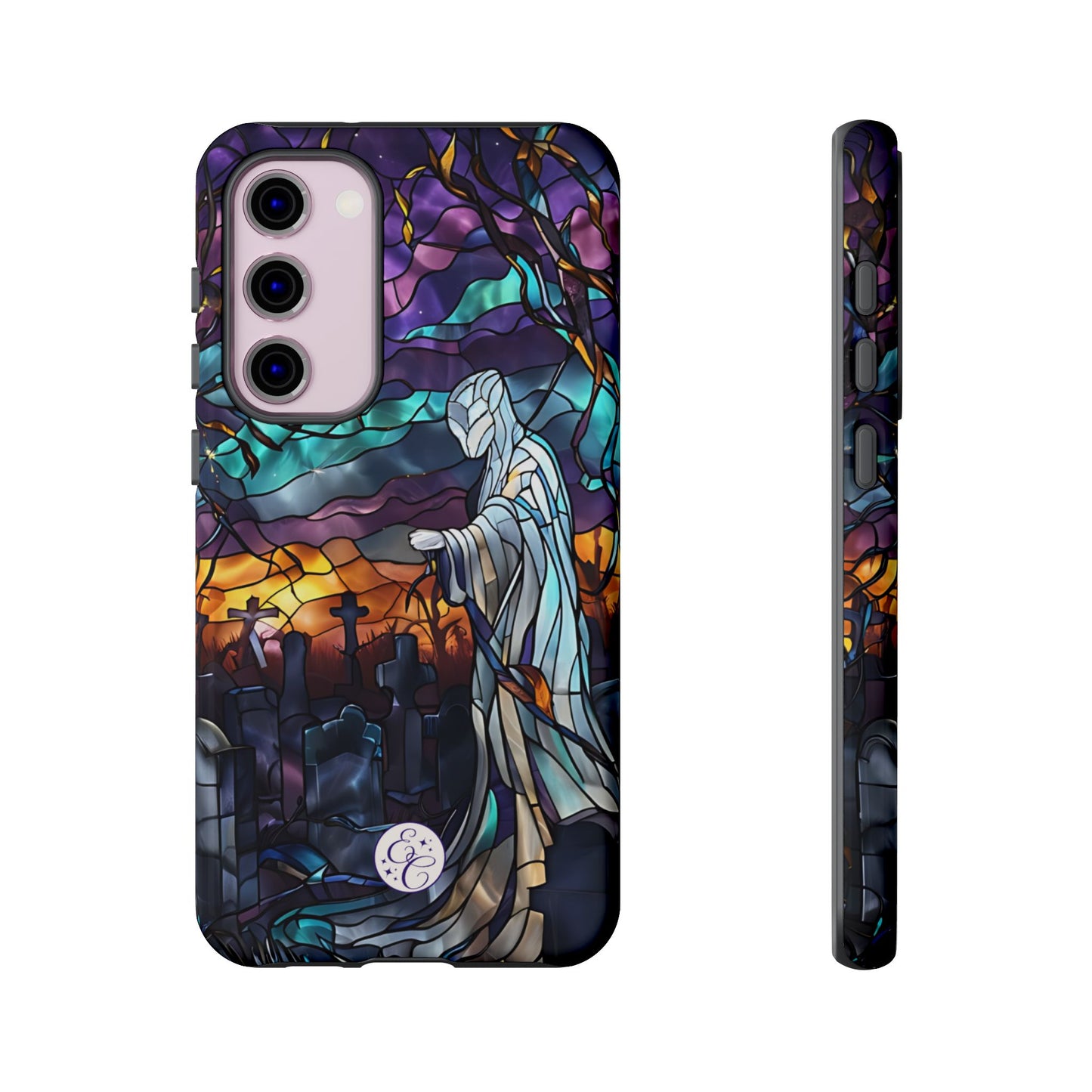 Stained Glass Ghost Tough Phone Case