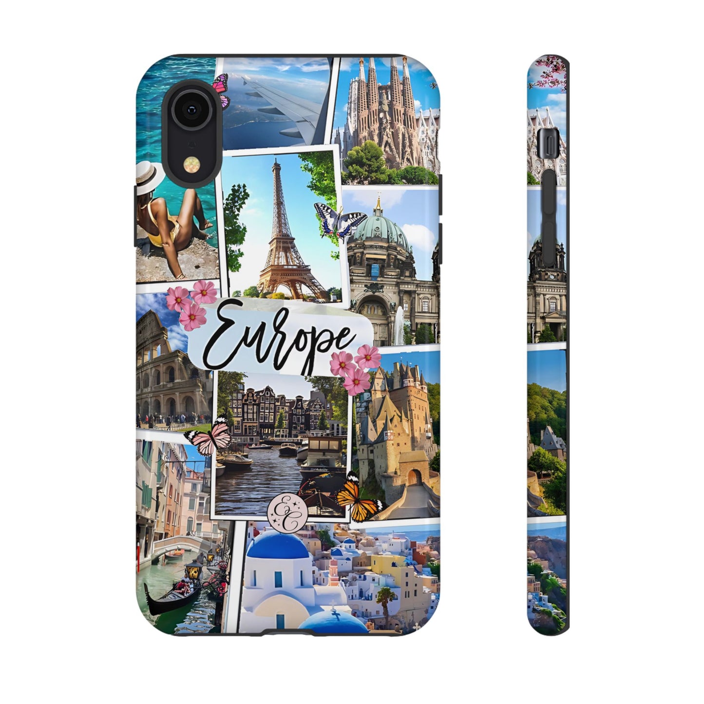 Europe Travel Collage Tough Phone Case