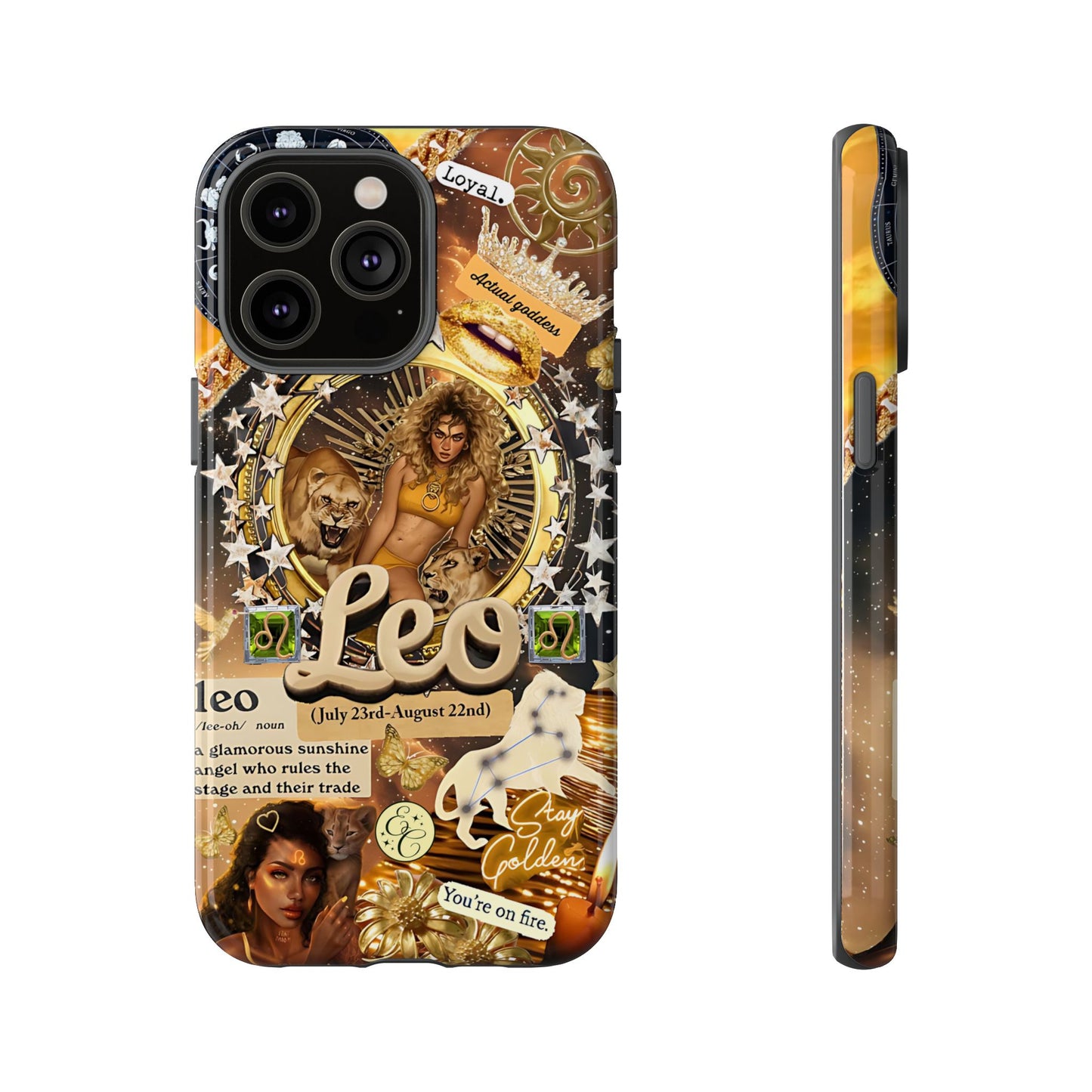 Leo Zodiac Sign Tough Phone Case