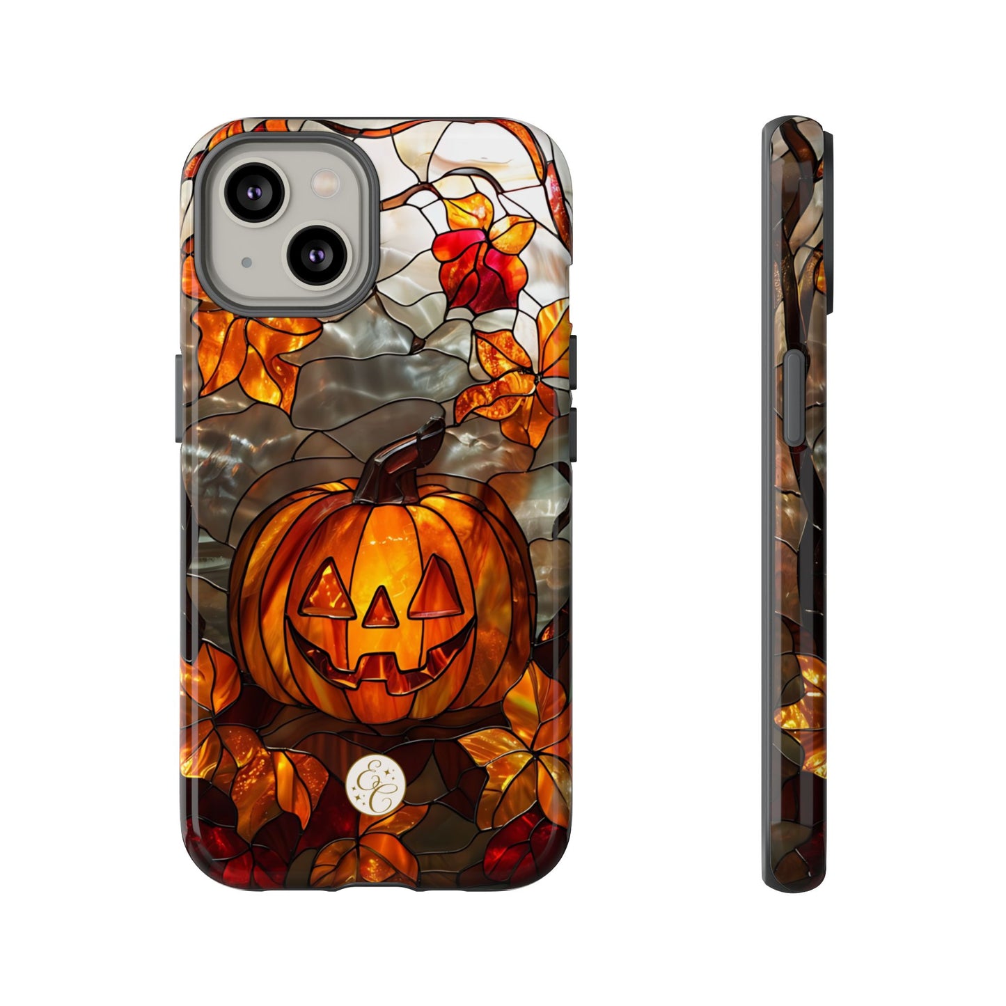 Stained Glass Pumpkin Tough Phone Case