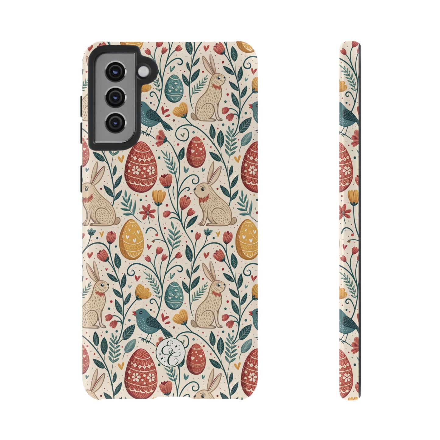 Vintage Easter Pattern Tough Phone Case