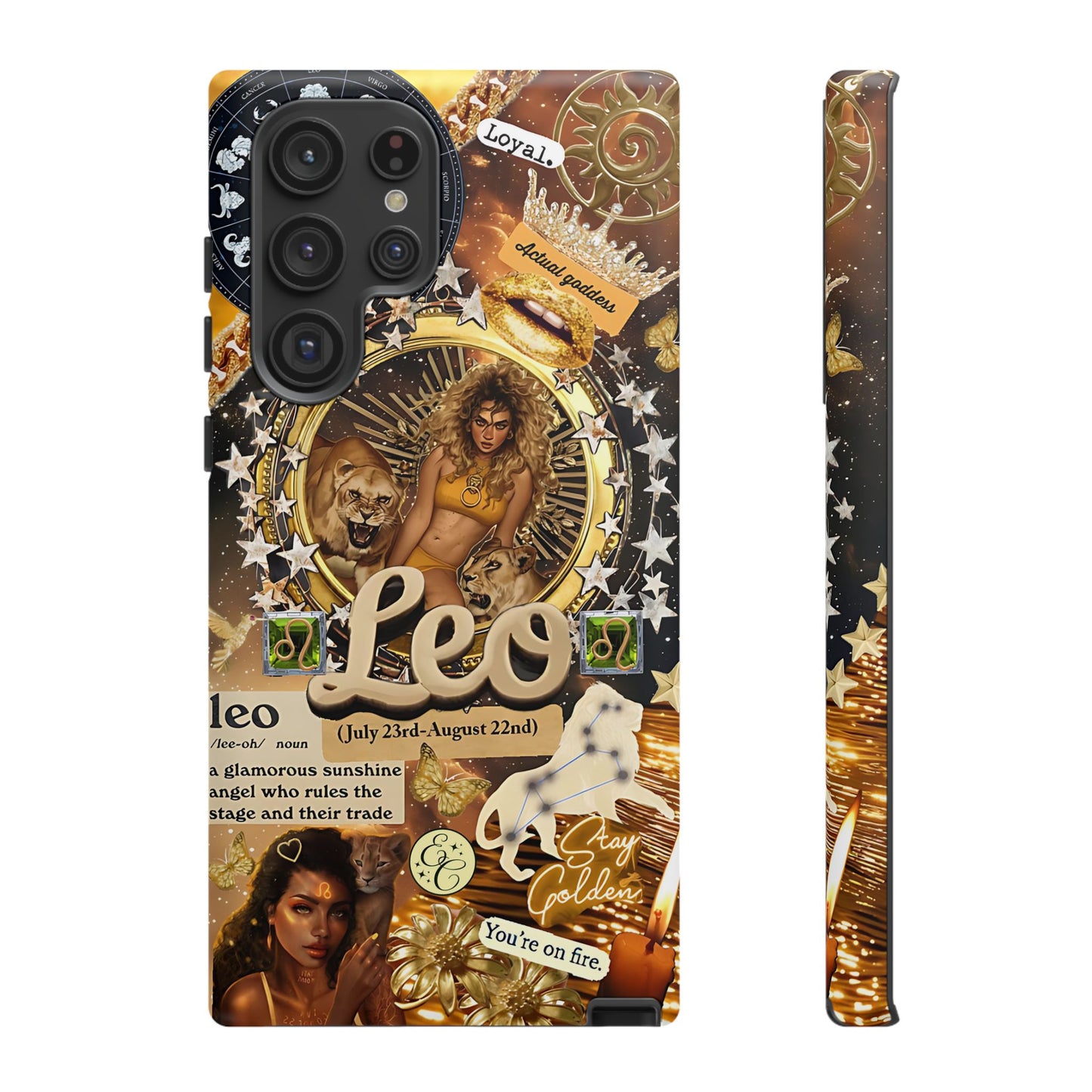 Leo Zodiac Sign Tough Phone Case
