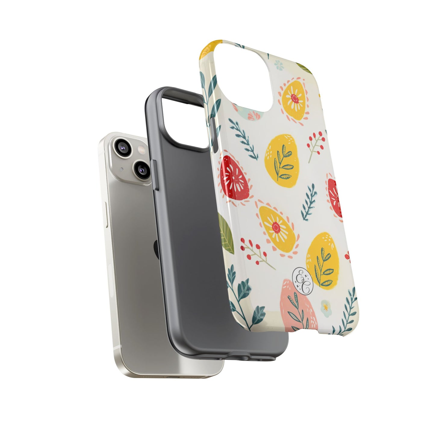 Colorful Easter Egg Pattern Tough Phone Case