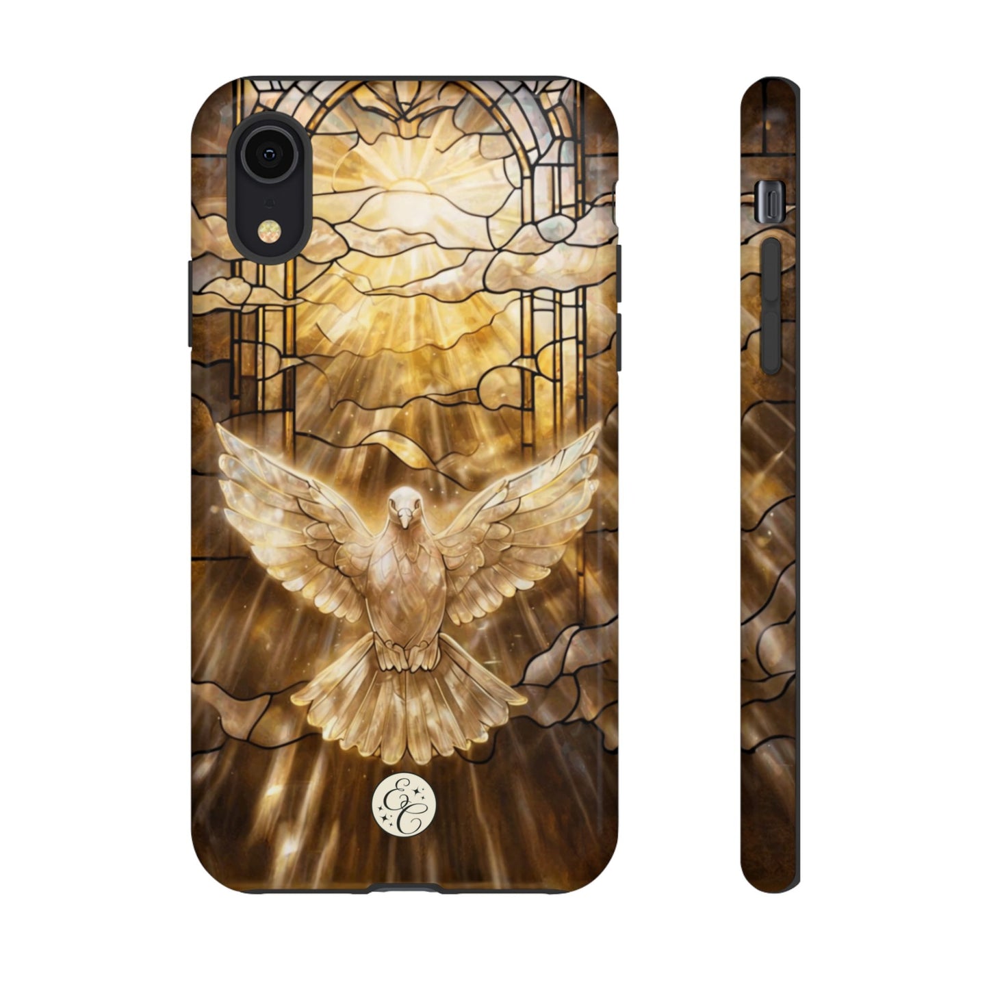 Holy Spirit Stained Glass Tough Phone Case