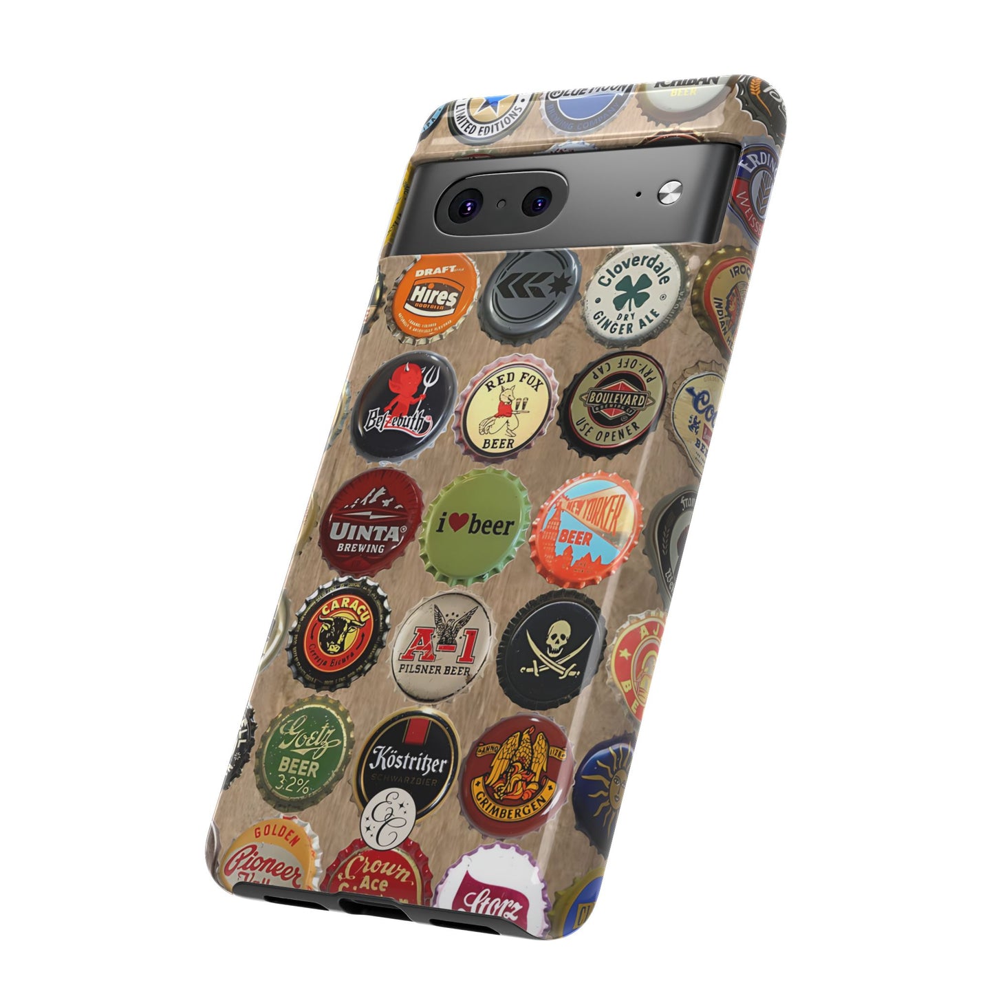Beer Bottle Caps Tough Phone Case