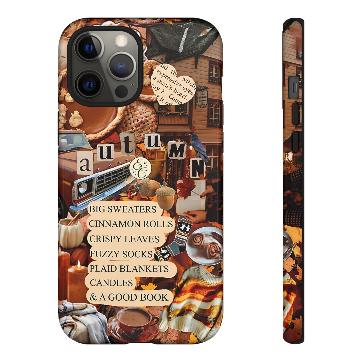 Autumn Aesthetic Collage Tough Phone Case
