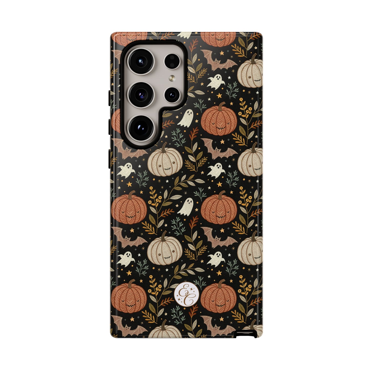 Spooky Halloween Boho Pattern Tough Phone Case
