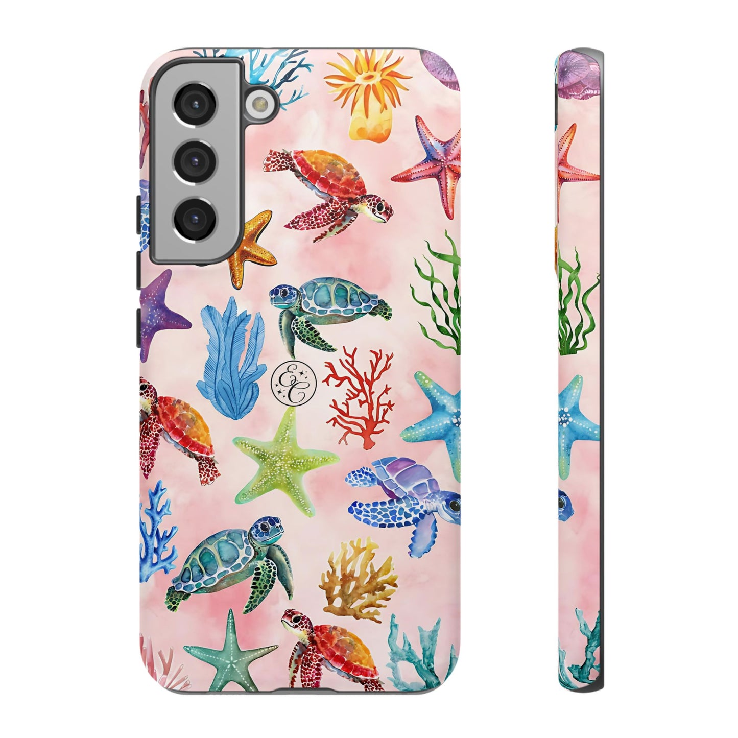 Colorful Marine Life Tough Phone Case