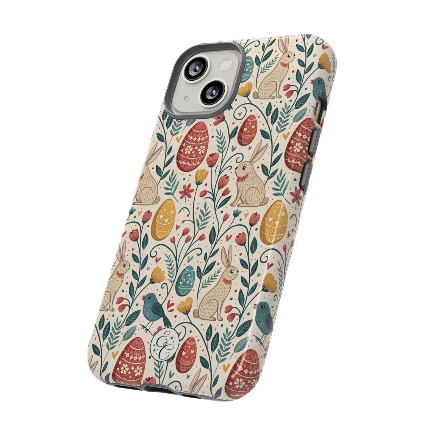 Vintage Easter Pattern Tough Phone Case