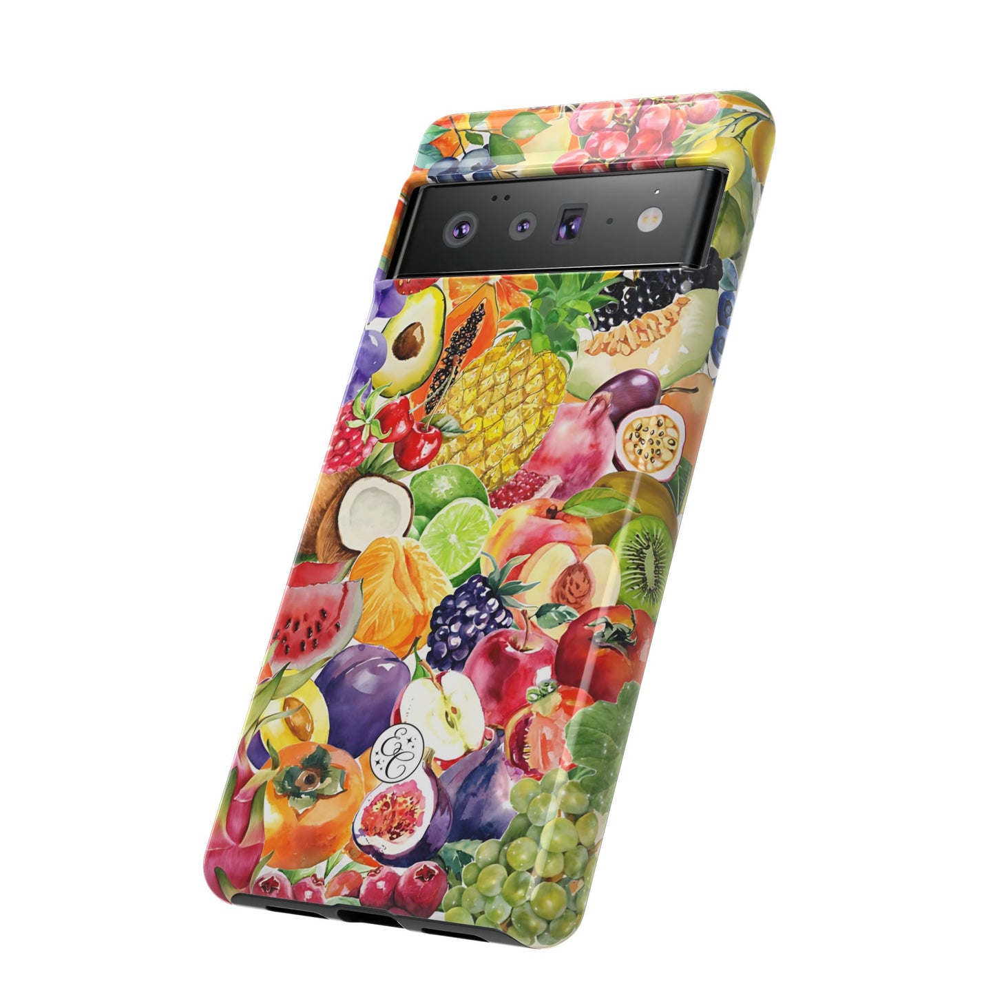 Colorful Fruits Collage Tough Phone Case
