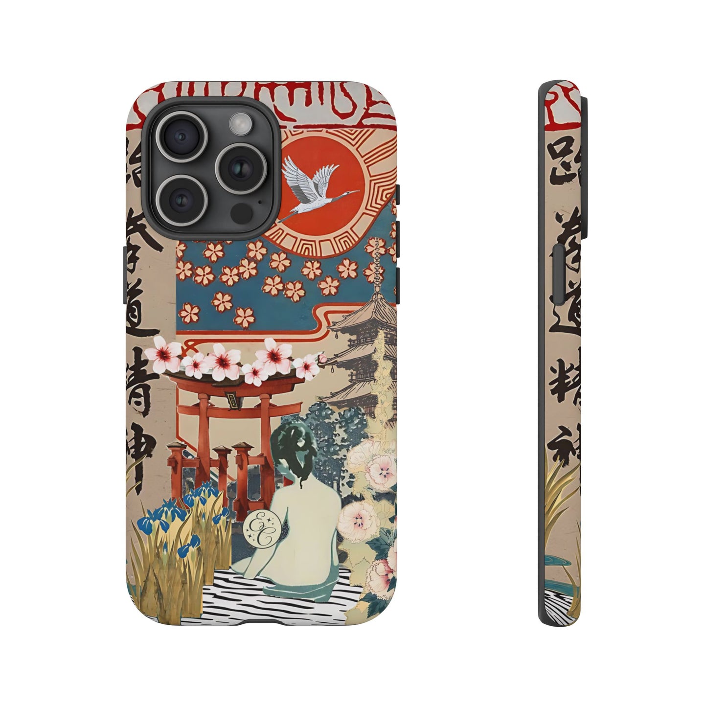 Japanese Style Art Tough Phone Case