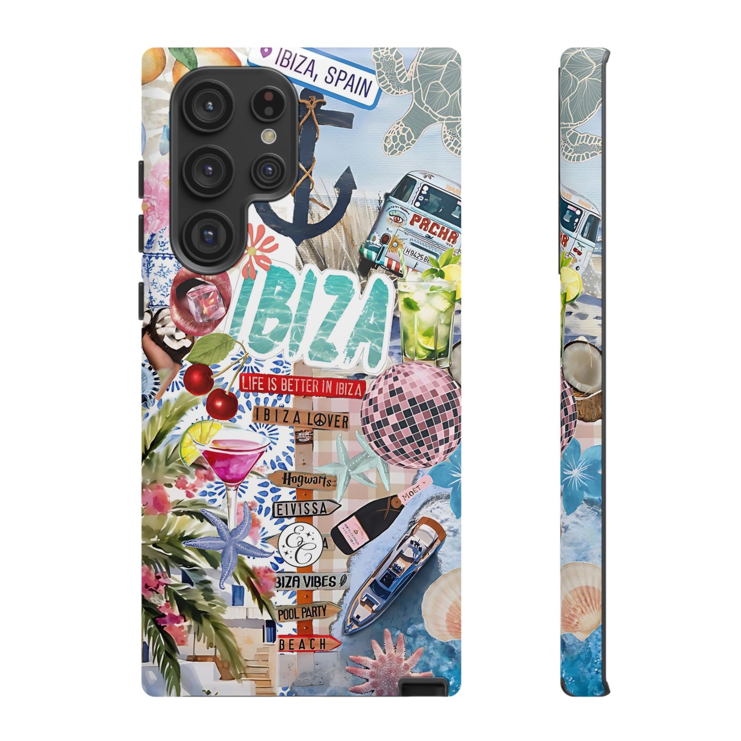 Ibiza Summer Vibes Collage Tough Phone Case