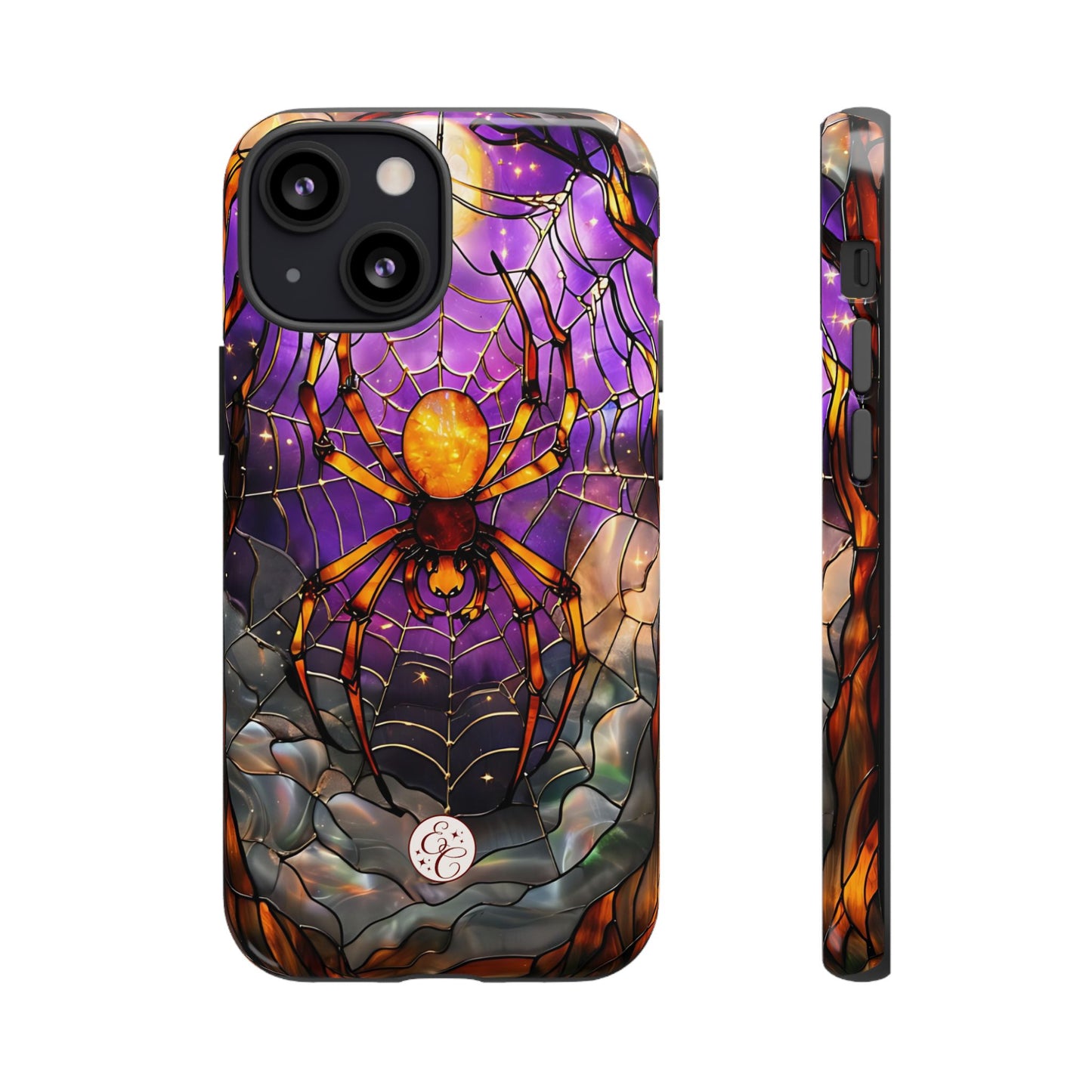 Stained Glass Spider Tough Phone Case