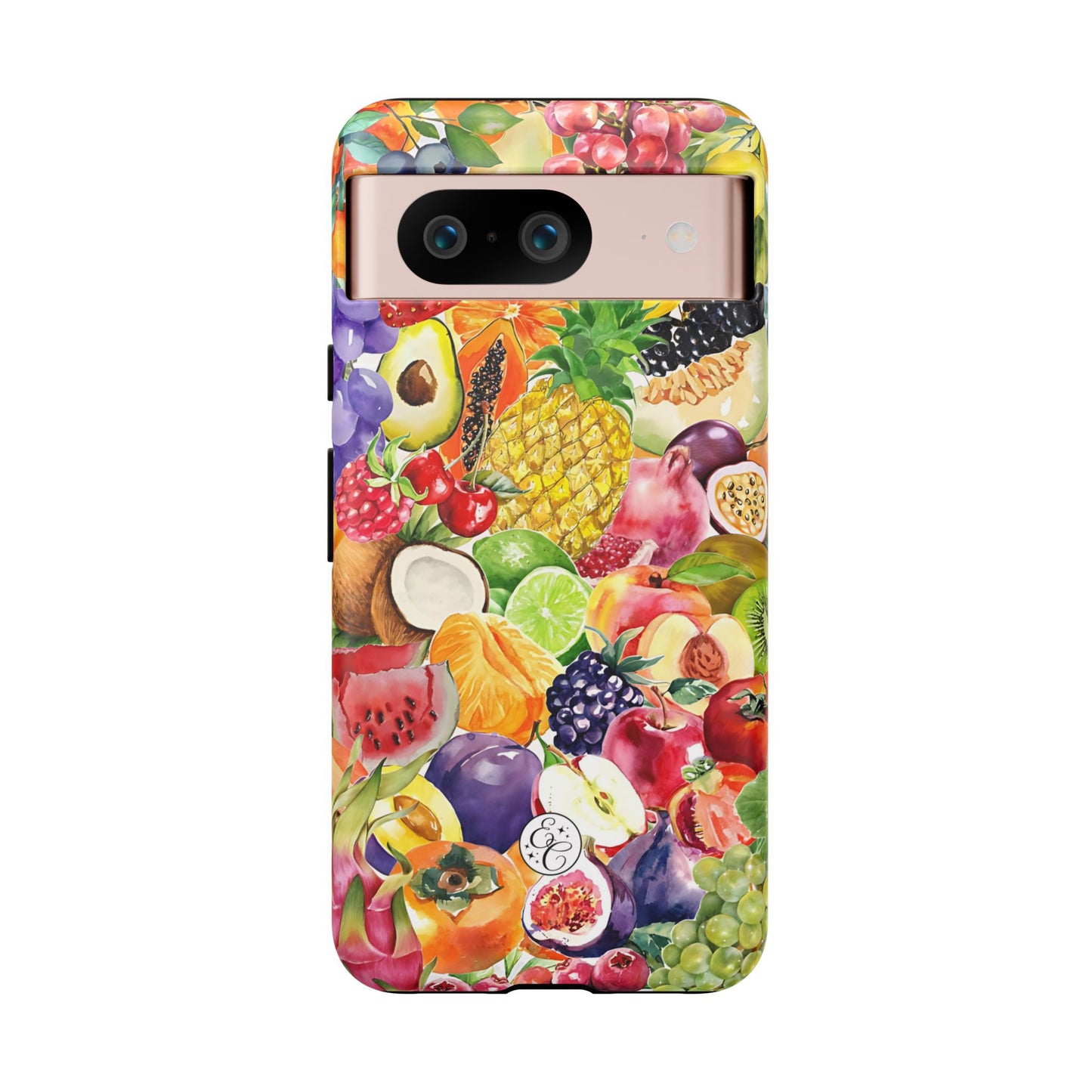 Colorful Fruits Collage Tough Phone Case
