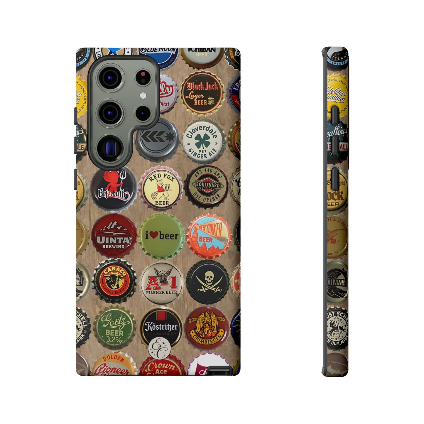 Beer Bottle Caps Tough Phone Case