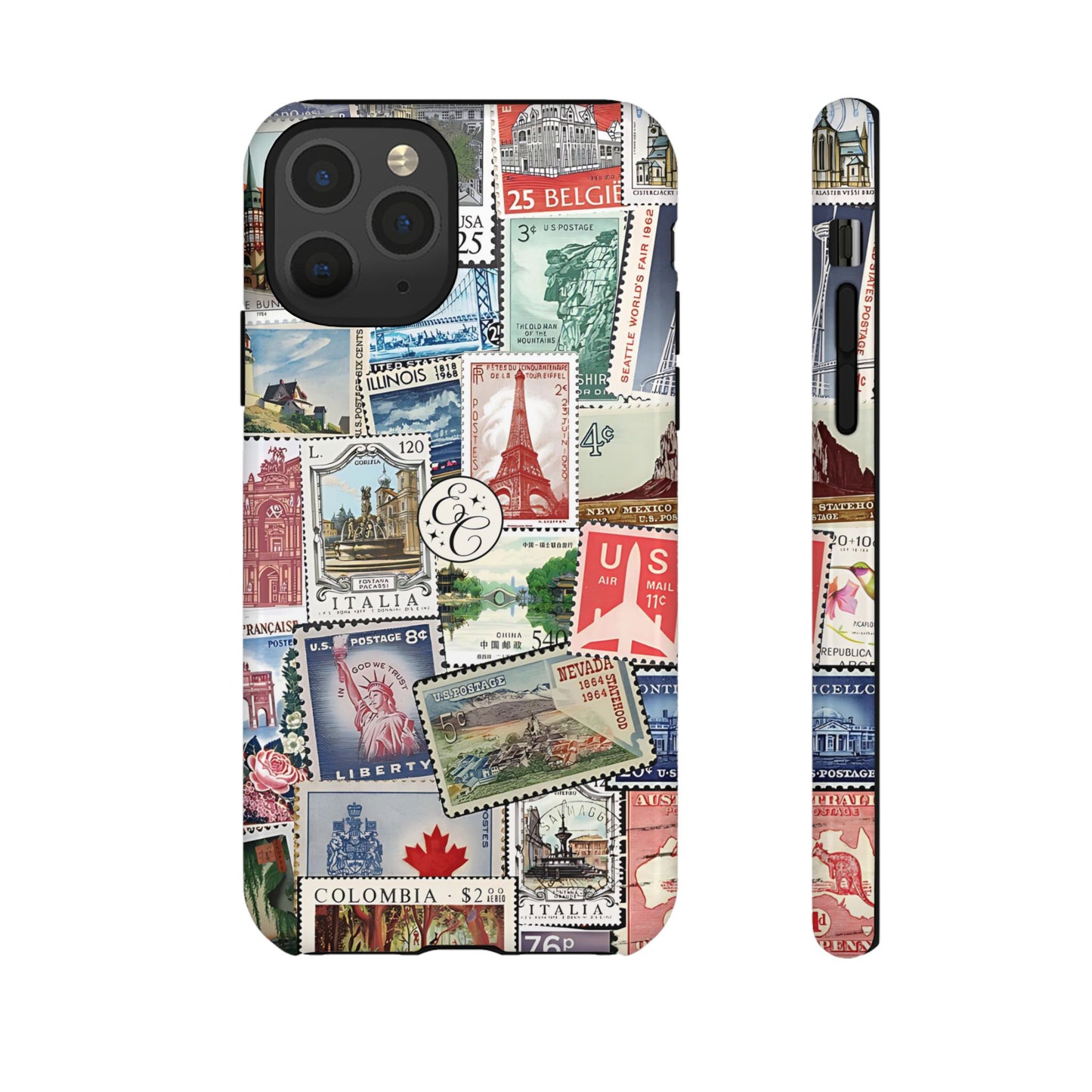 Vintage Stamp Collection Tough Phone Case
