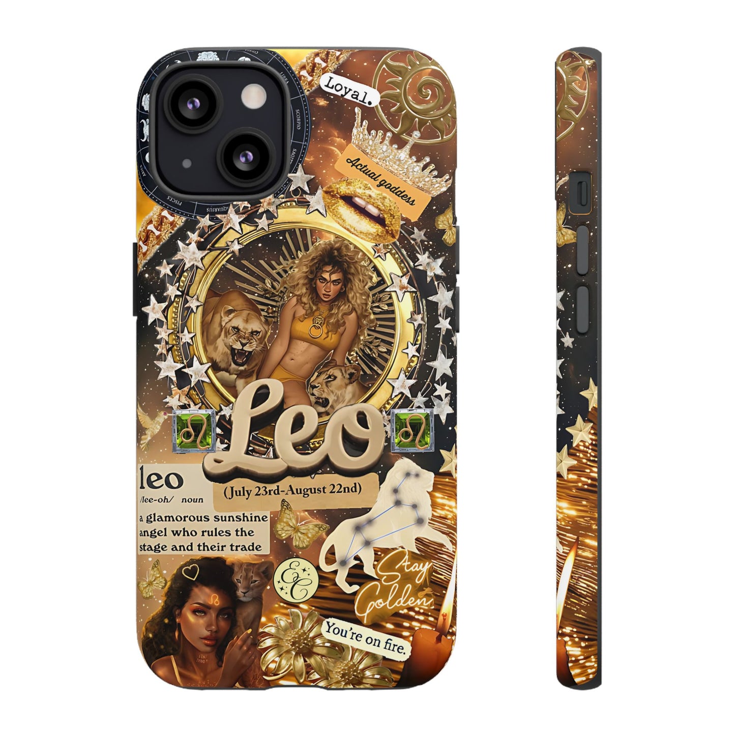 Leo Zodiac Sign Tough Phone Case