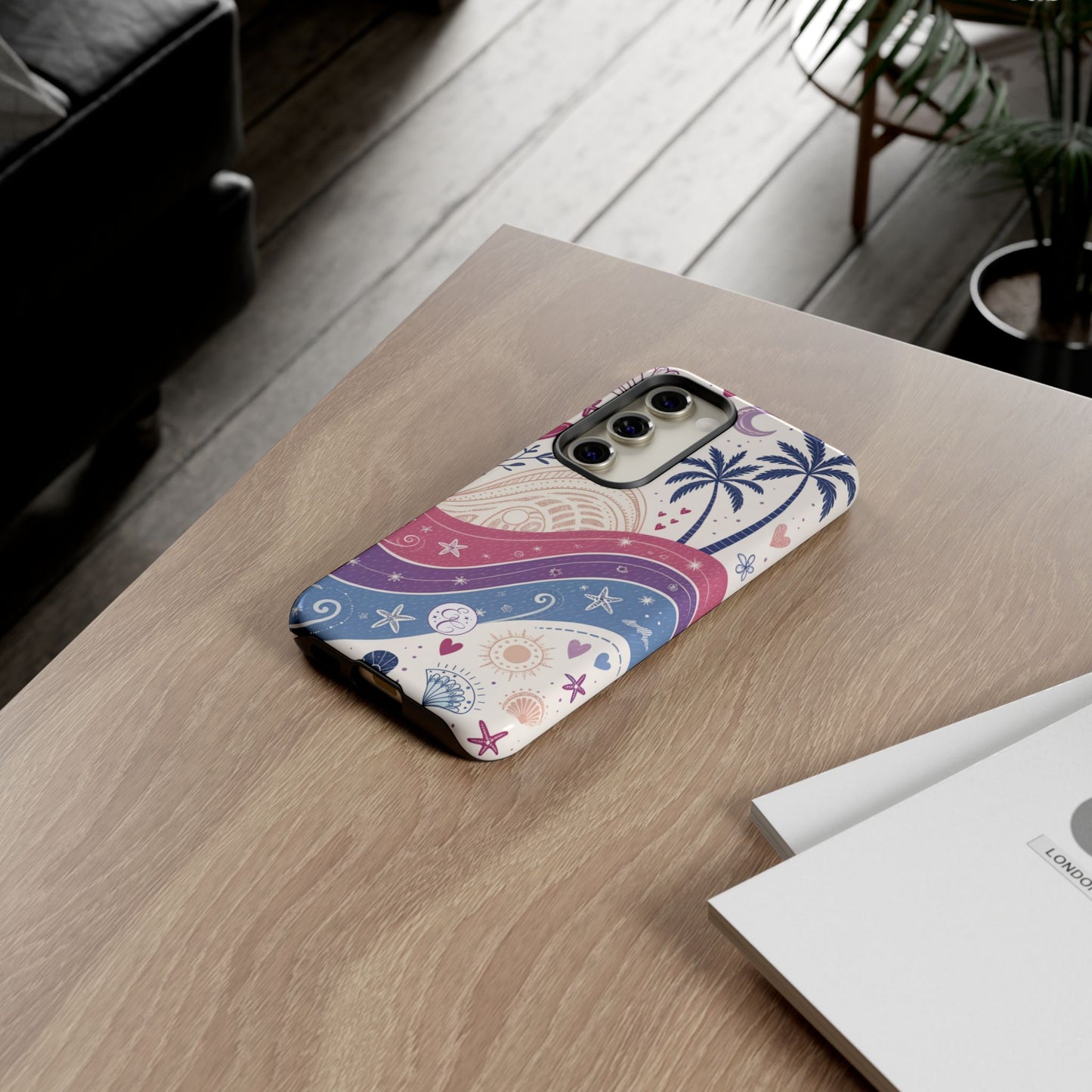 Bisexual Pride Boho Beach Tough Phone Case