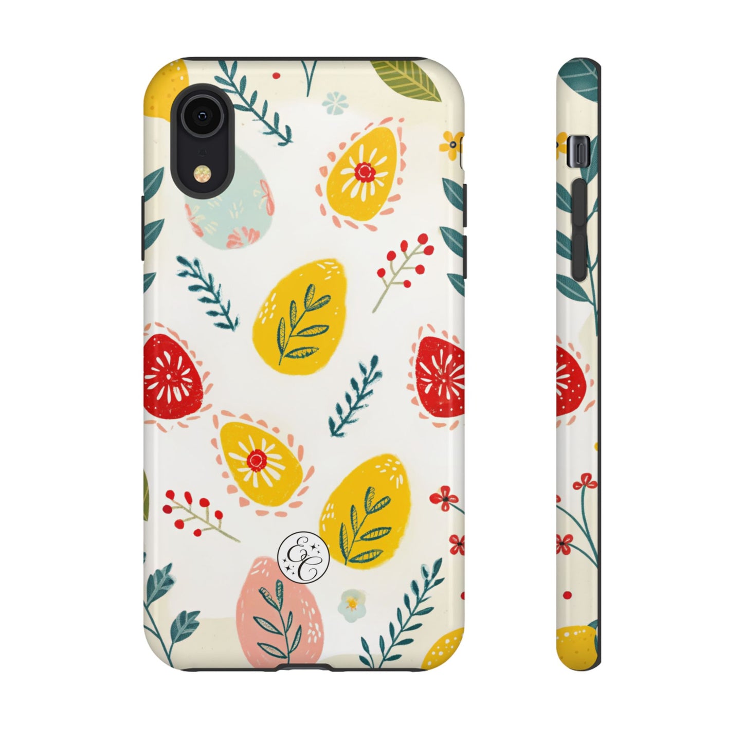 Colorful Easter Egg Pattern Tough Phone Case