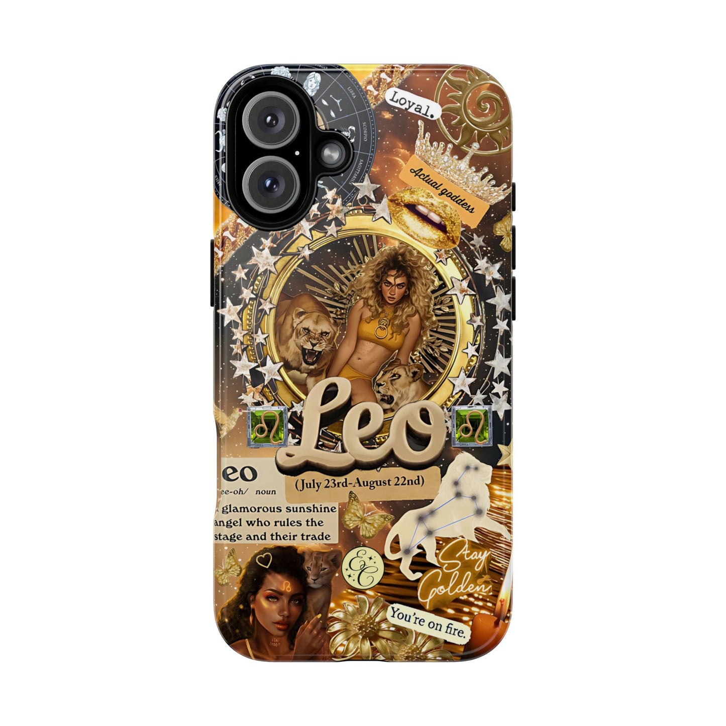 Leo Zodiac Sign Tough Phone Case