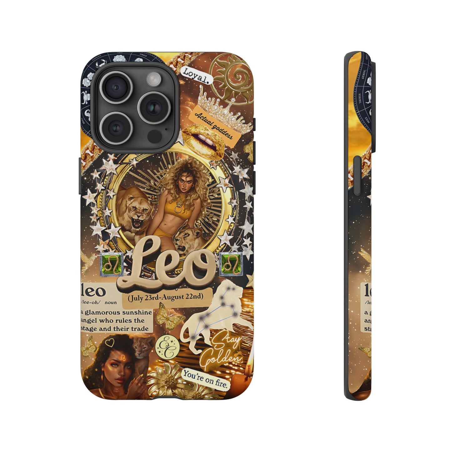Leo Zodiac Sign Tough Phone Case