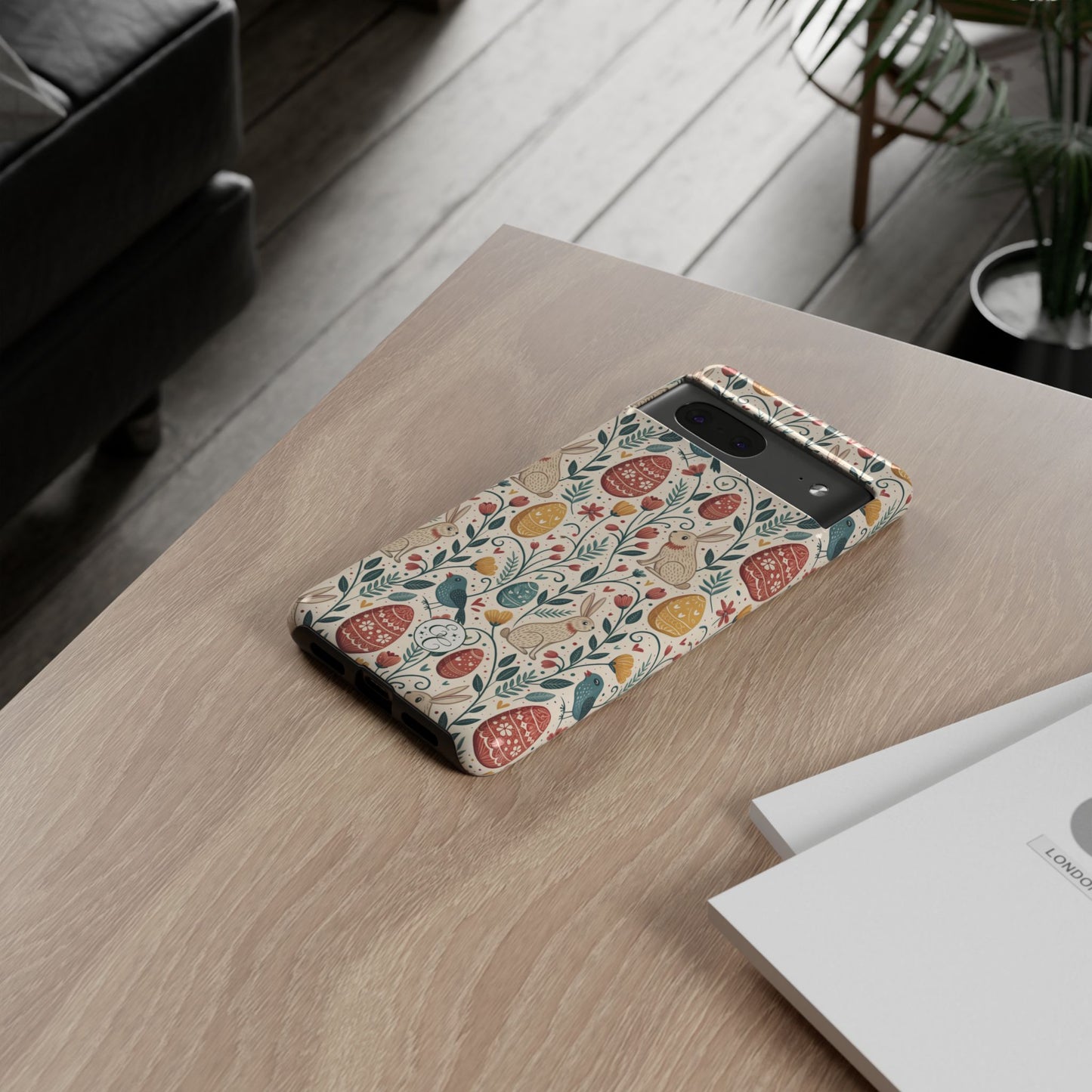 Vintage Easter Pattern Tough Phone Case