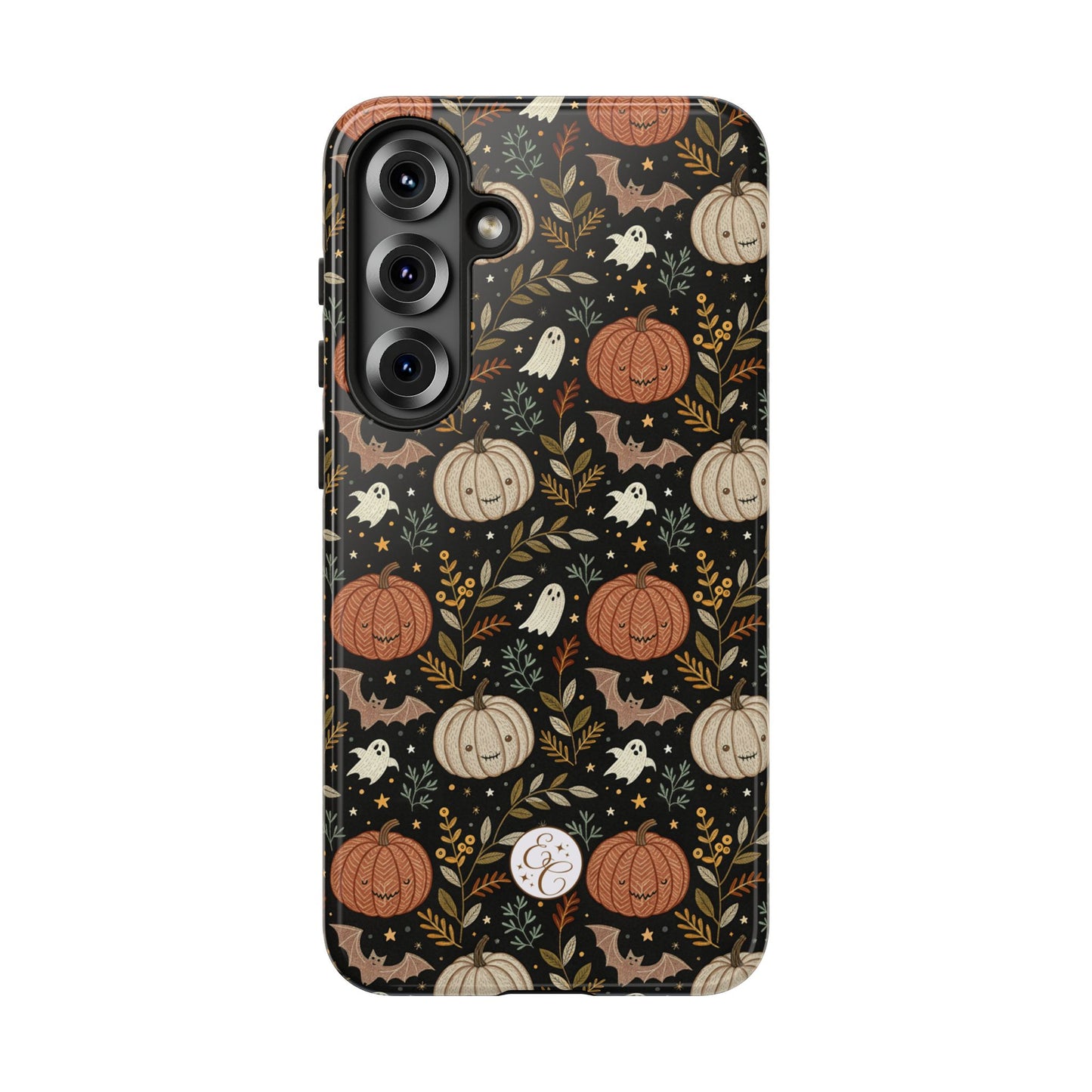 Spooky Halloween Boho Pattern Tough Phone Case