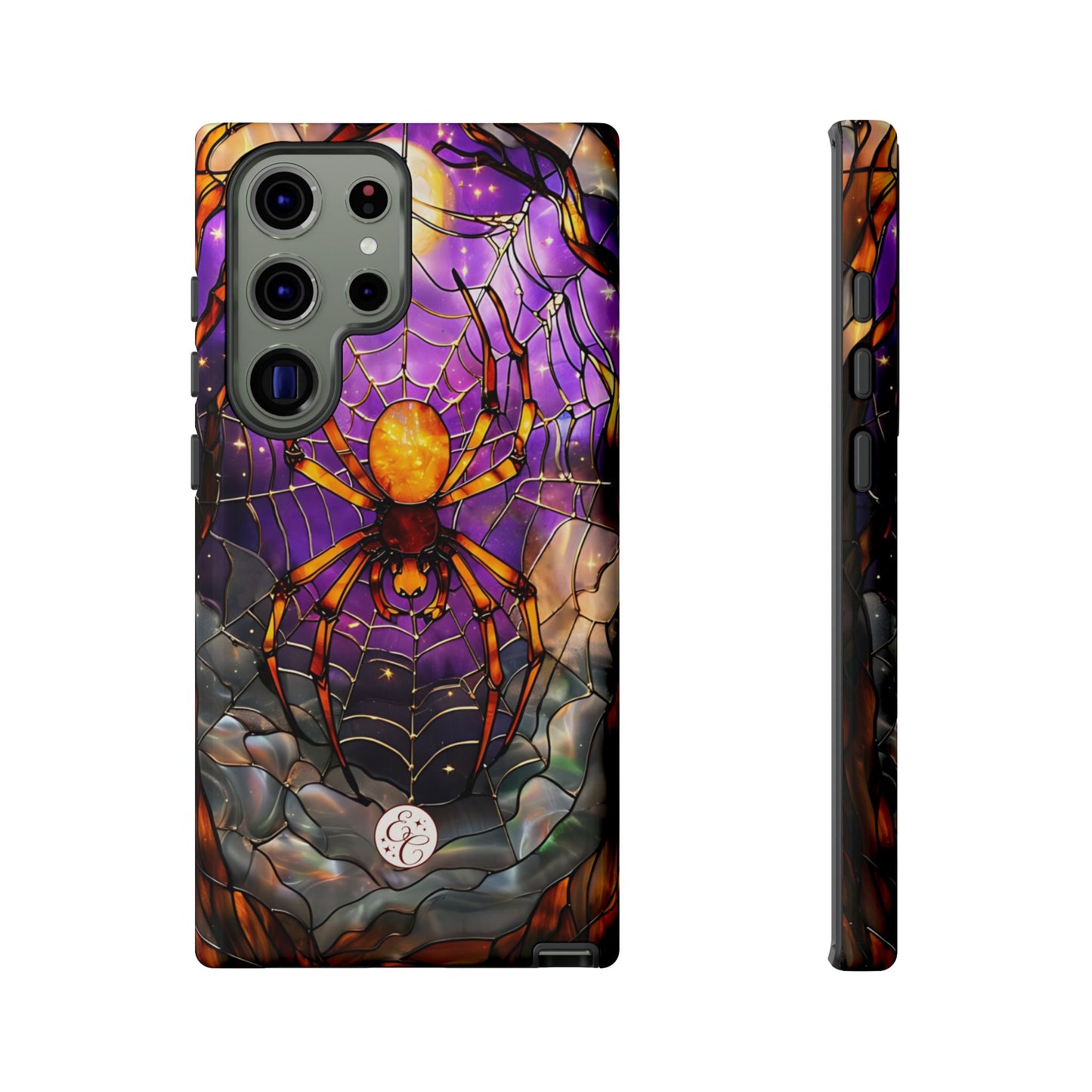 Stained Glass Spider Tough Phone Case