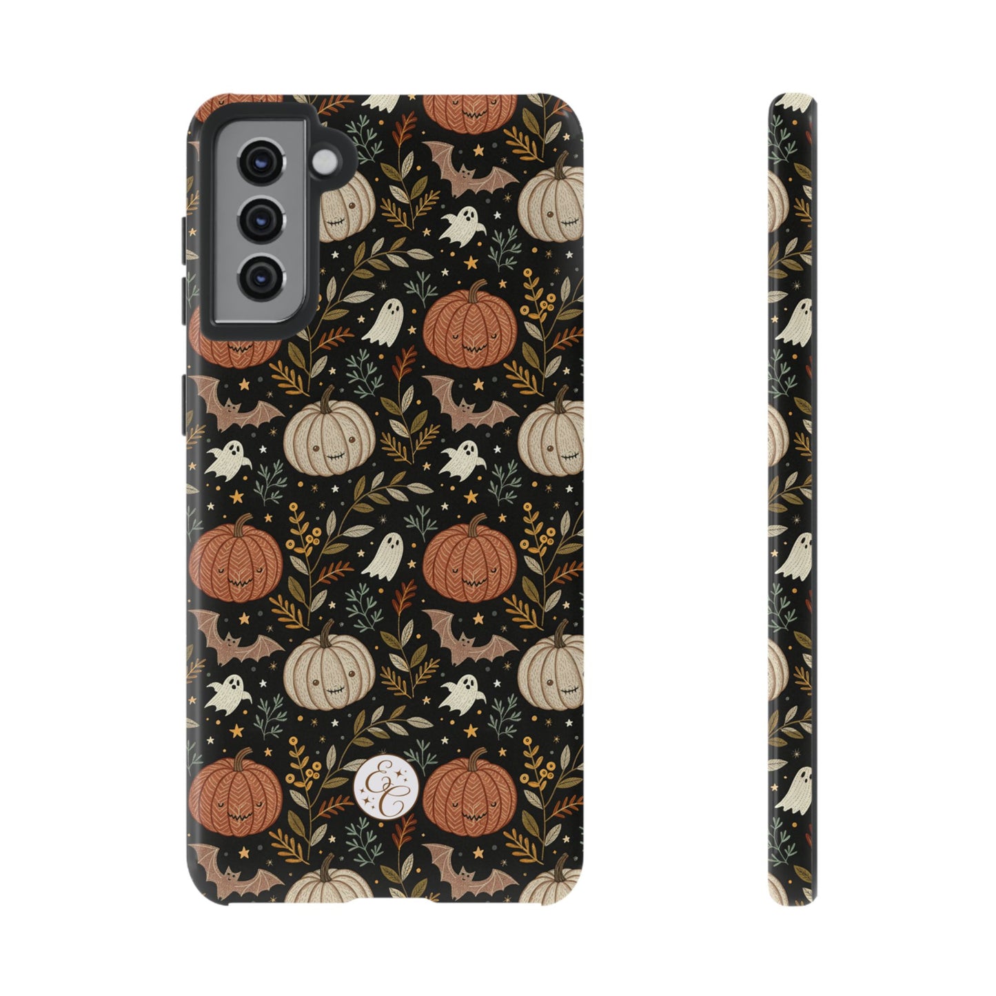 Spooky Halloween Boho Pattern Tough Phone Case