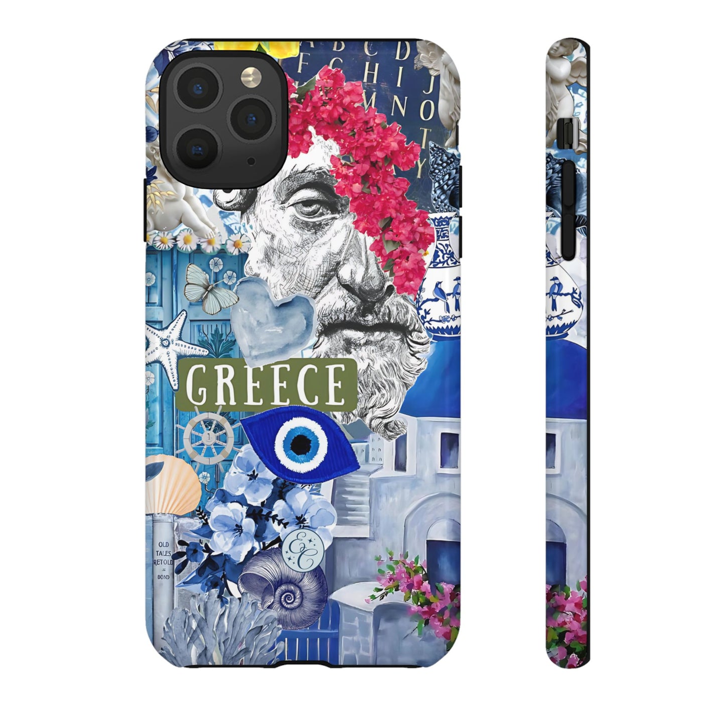 Greek Summer Collage Tough Phone Case