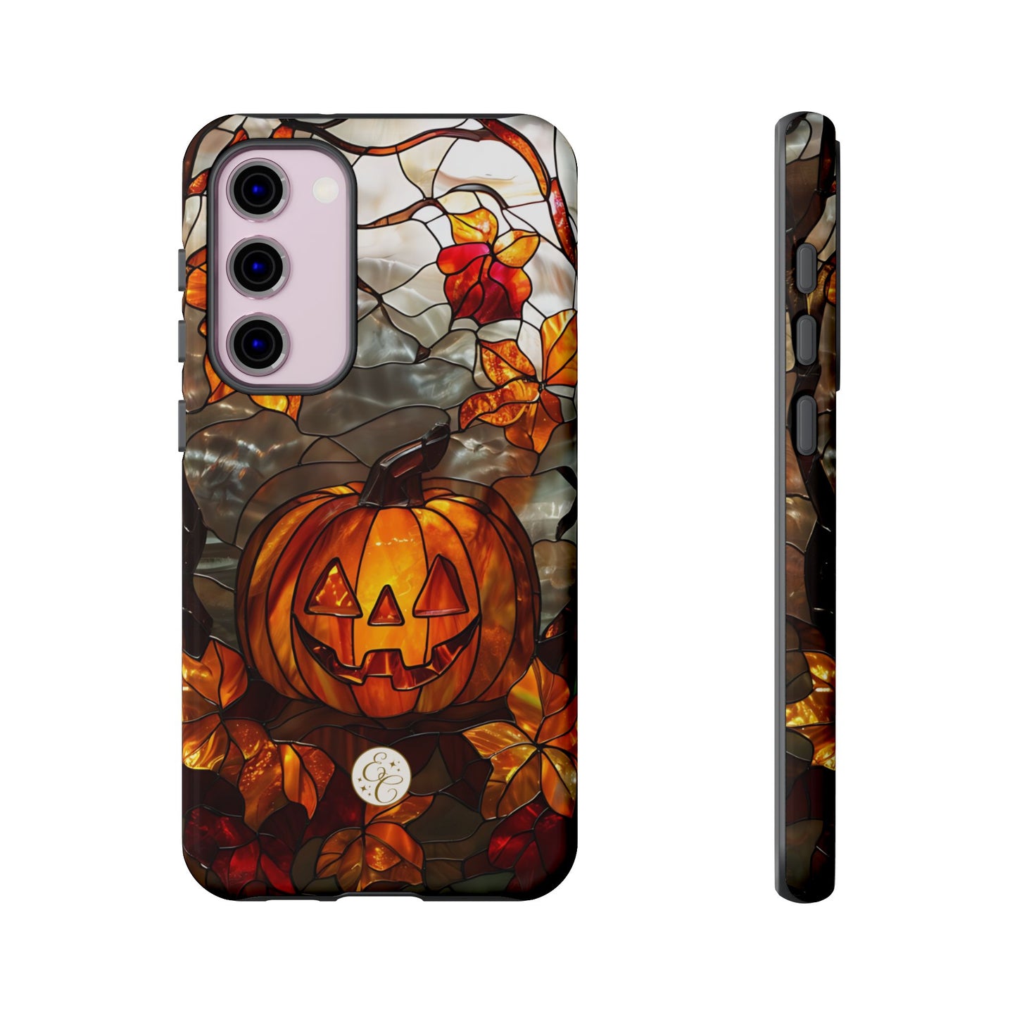Stained Glass Pumpkin Tough Phone Case