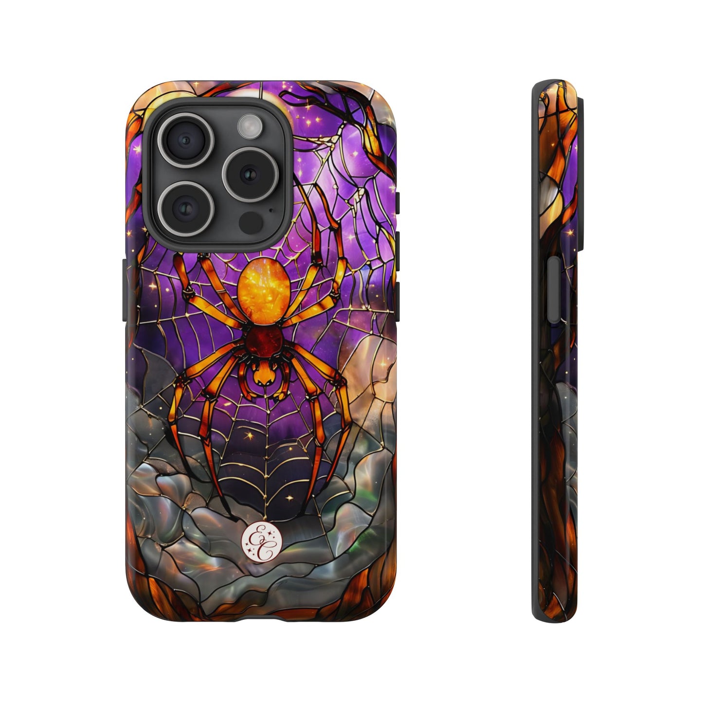 Stained Glass Spider Tough Phone Case