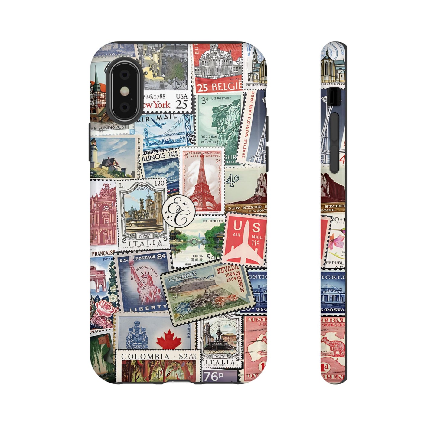 Vintage Stamp Collection Tough Phone Case