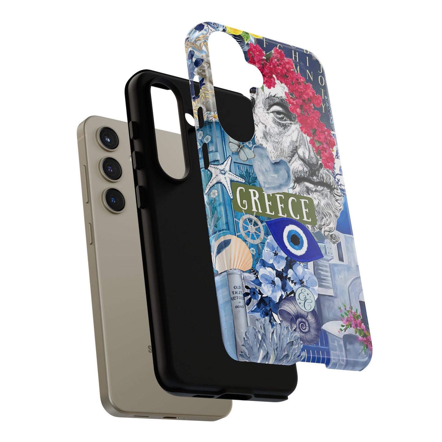 Greek Summer Collage Tough Phone Case